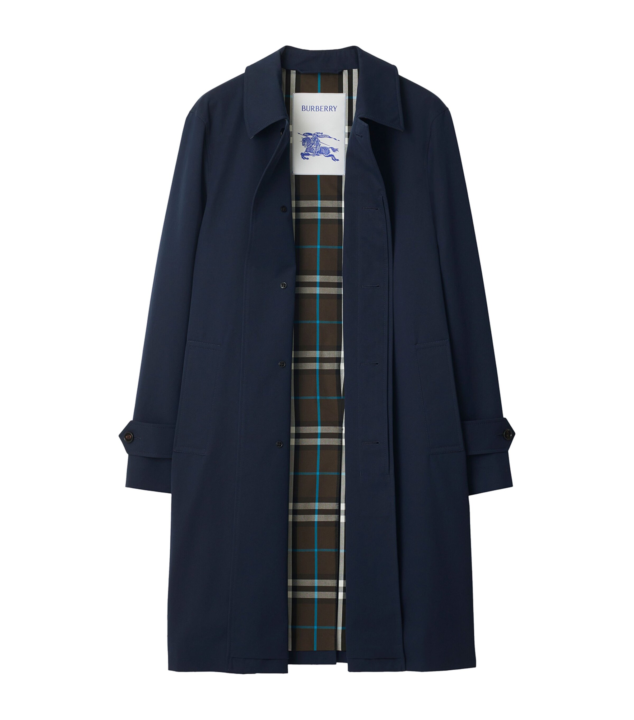 Cotton Gabardine Car Coat STORM Image 5