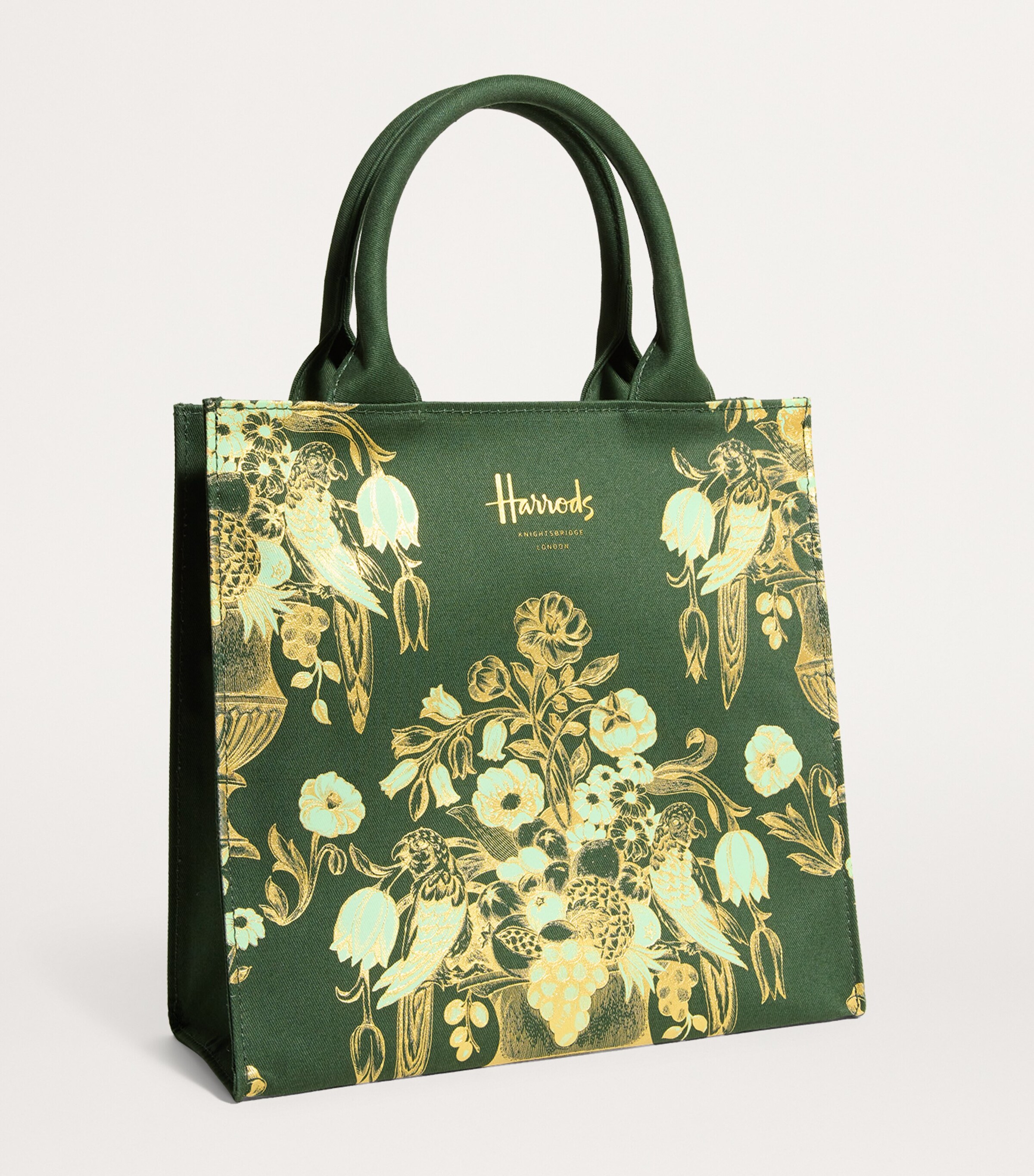 【HARRODS】Small Floral Ivy Shopper Bag トートバッグ 268c2c3e585e581bddcb1d368a111e