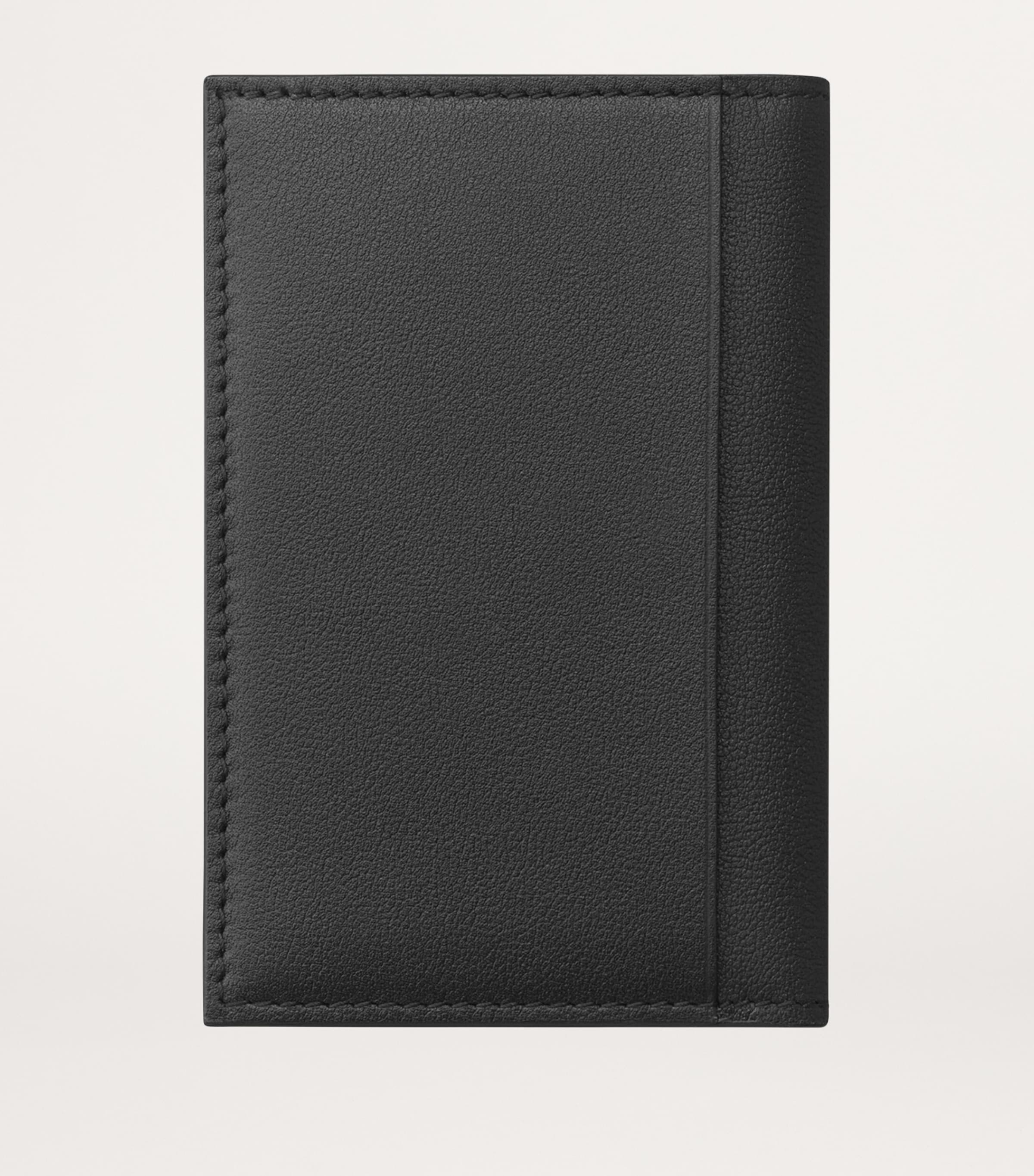 Calfskin Losange Shadow Card Holder BLACK Image 3