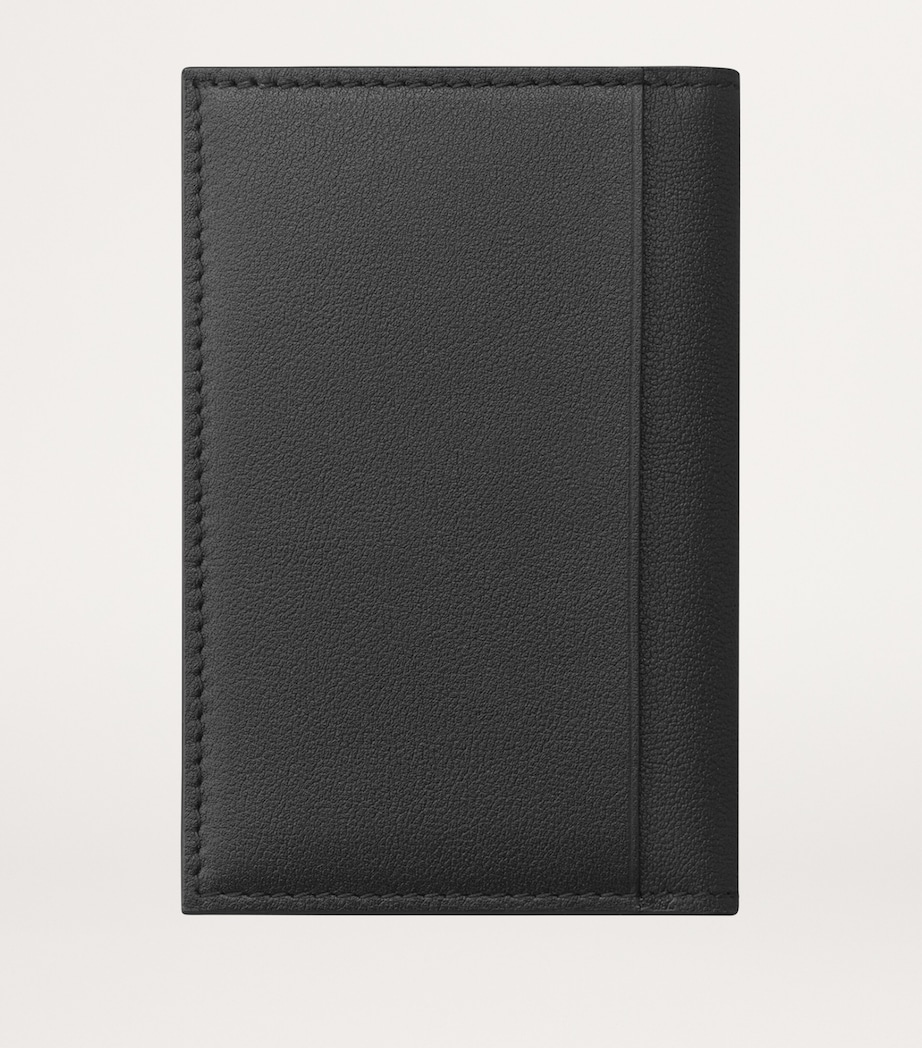 Calfskin Losange Shadow Card Holder BLACK Image 3