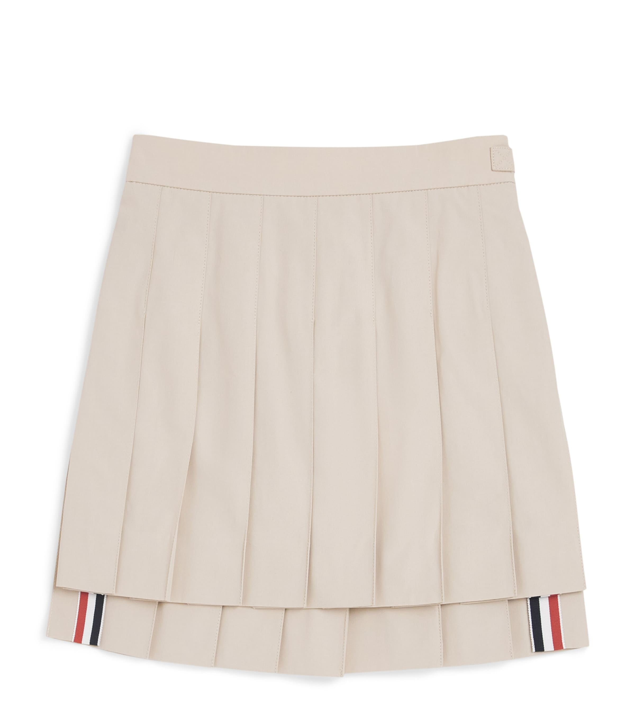 Thom Browne Kids Pleated Skirt (2-12 Years) Beige Image 1