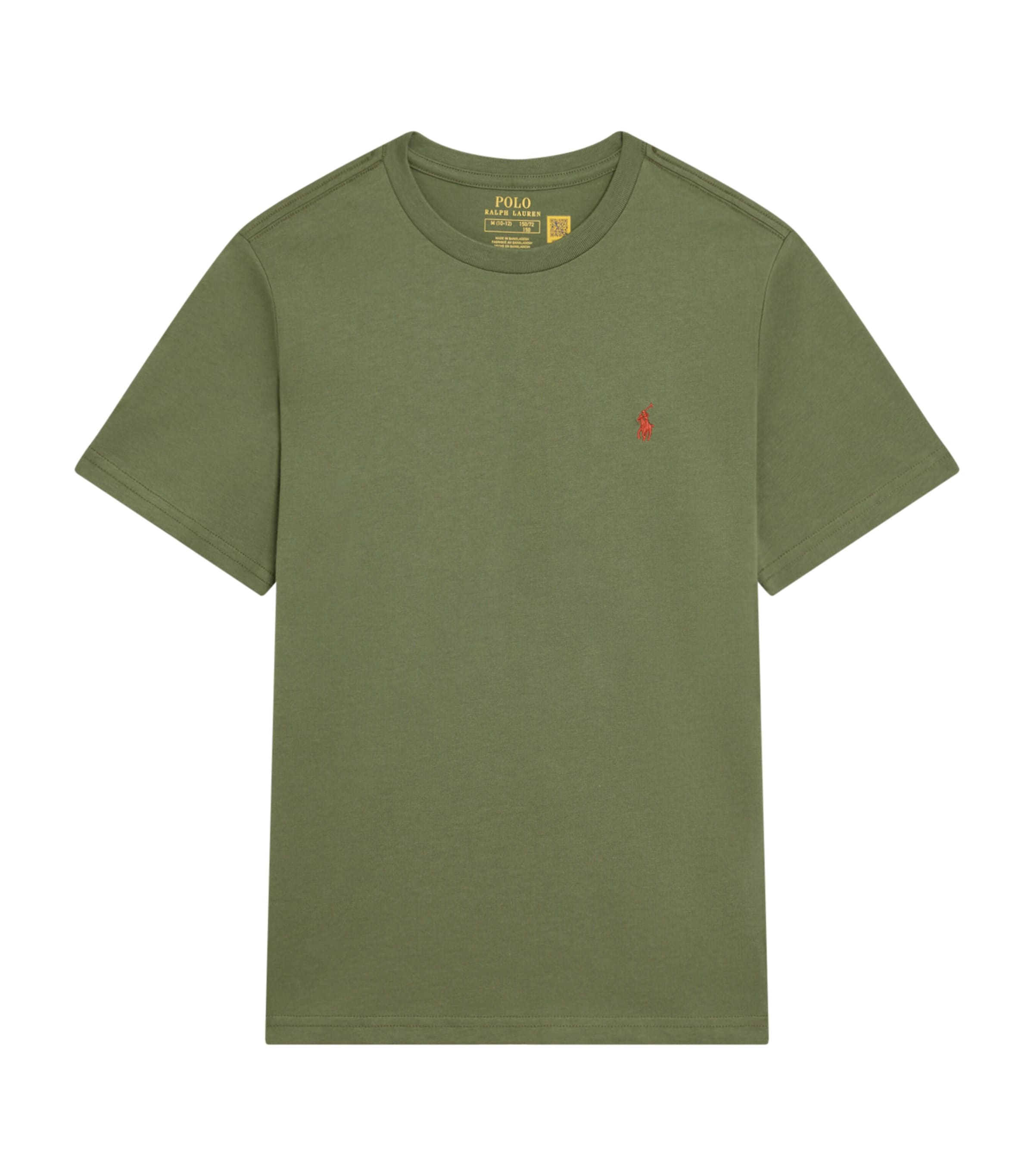 Ralph Lauren Logo Embroidered T-shirt In Green