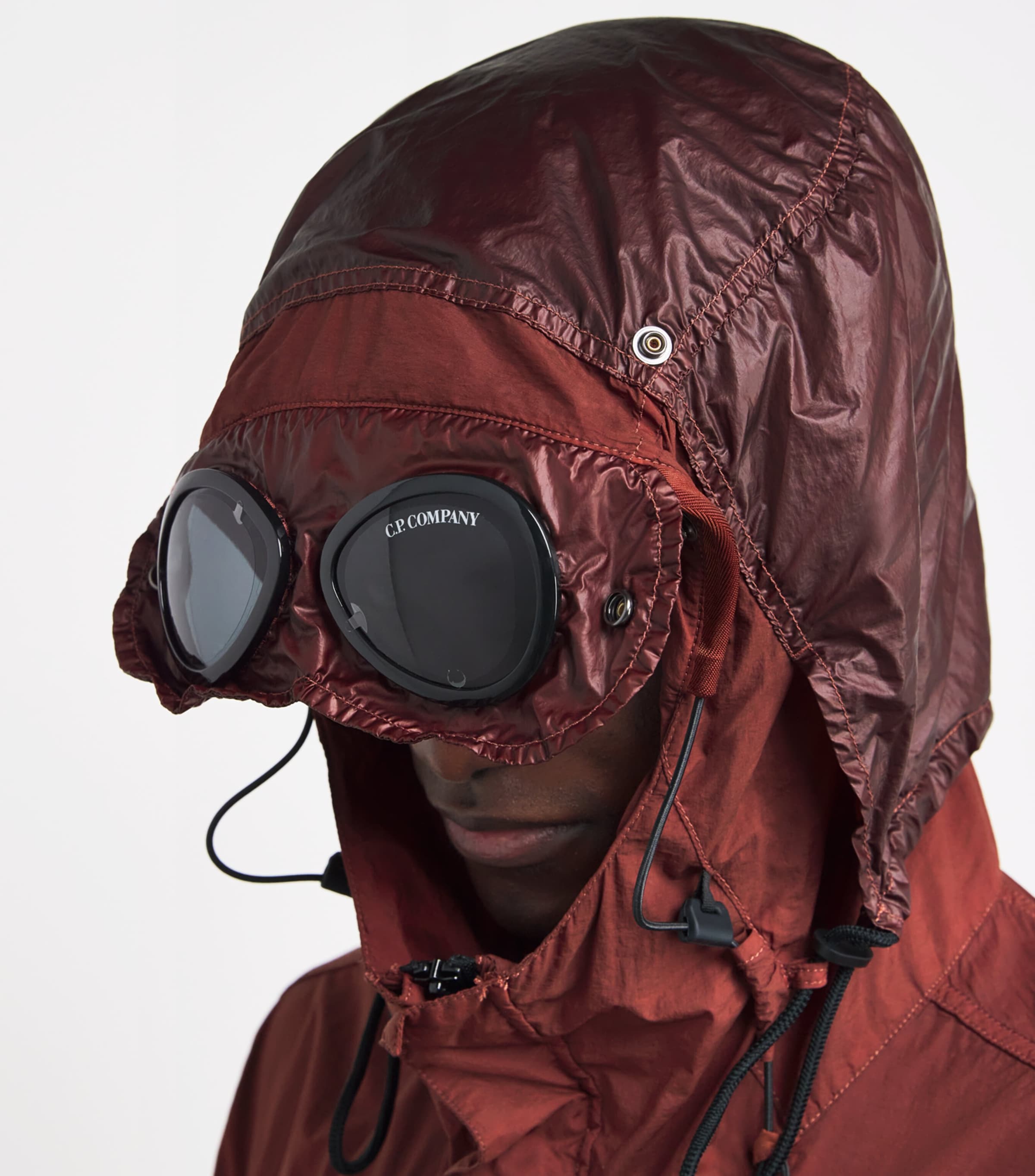 C.P. Company C.P. SHELL-R MIXED GOGGLE JACKET Black | BSTN Store