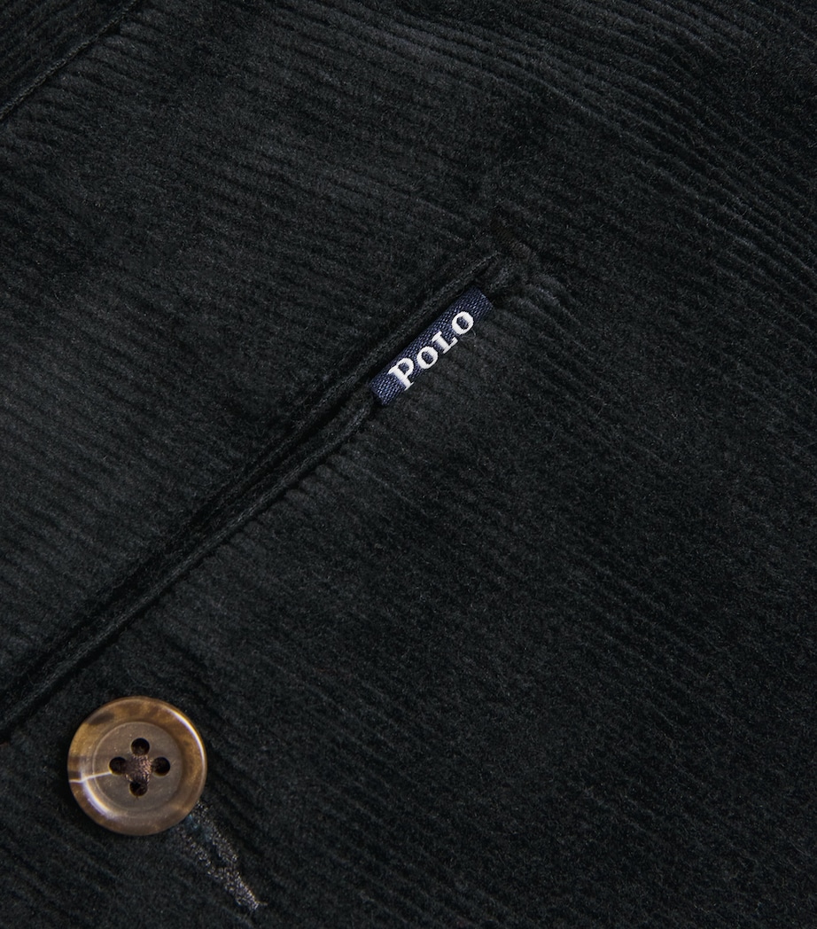 Corduroy Andover Slim Trousers BLACK Image 5