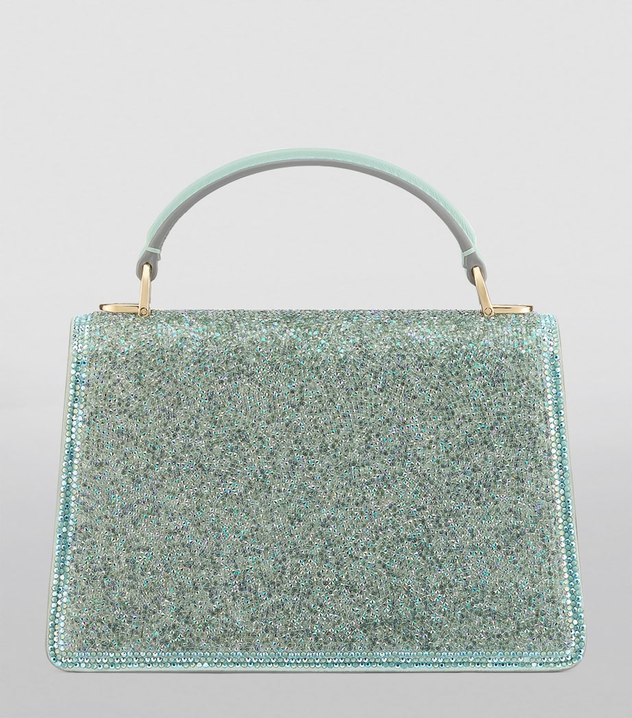 Mini Embellished Serpenti Forever Top-Handle Bag TURQUOISE Image 3