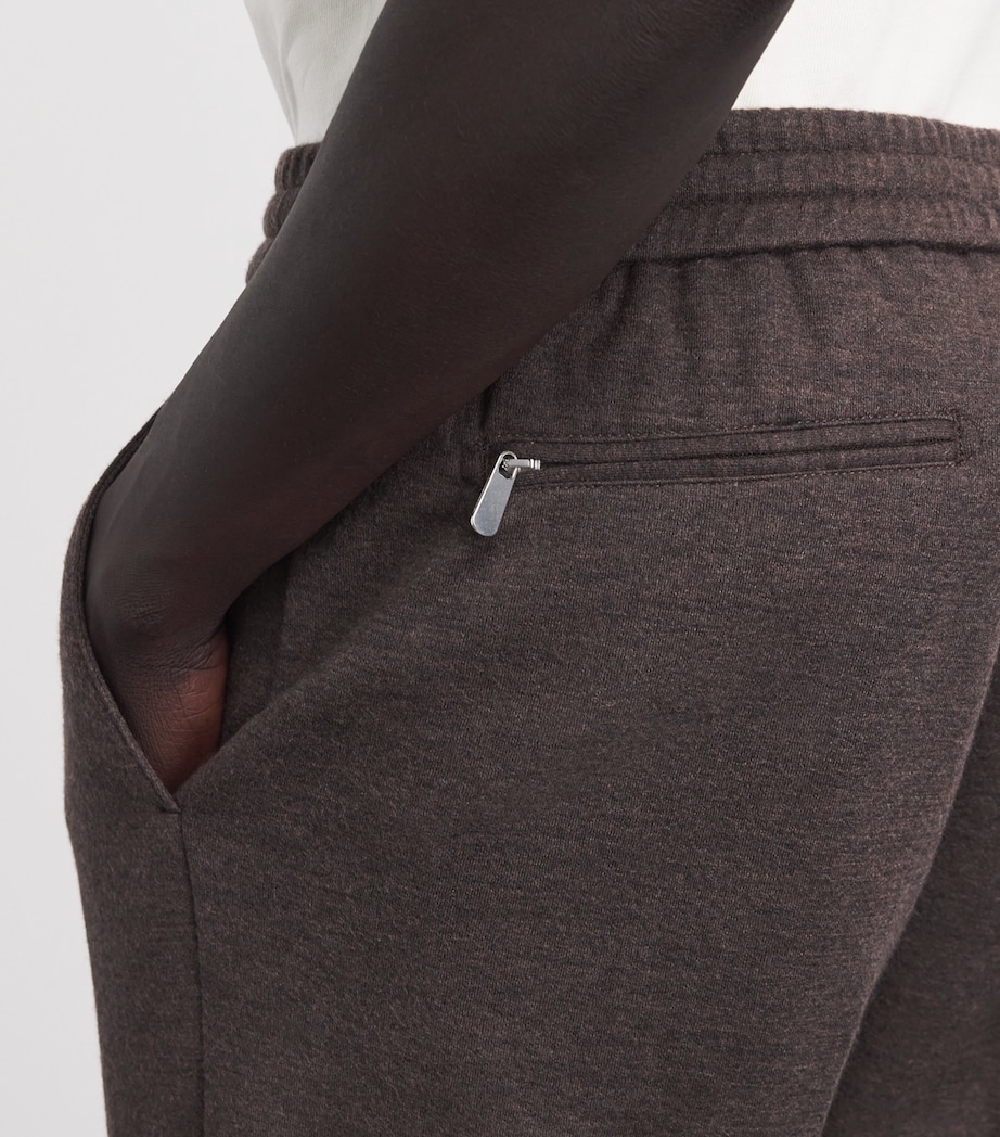 Marco Pescarolo Womens Cashmere-Blend Drawstring Trousers Brown Image 3