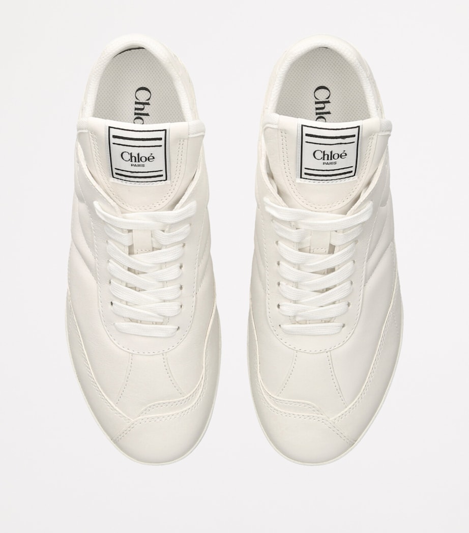 Leather Kick Low-Top Sneakers WINTER WHT Image 6