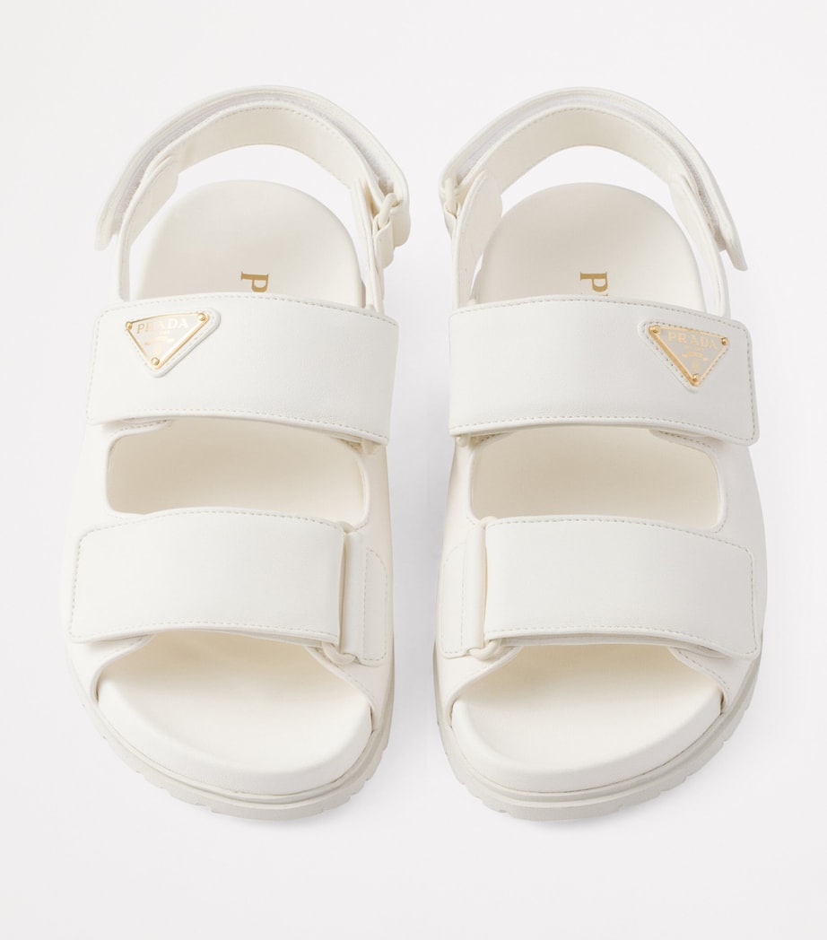 Leather Triangle Sandals F0304 Image 3