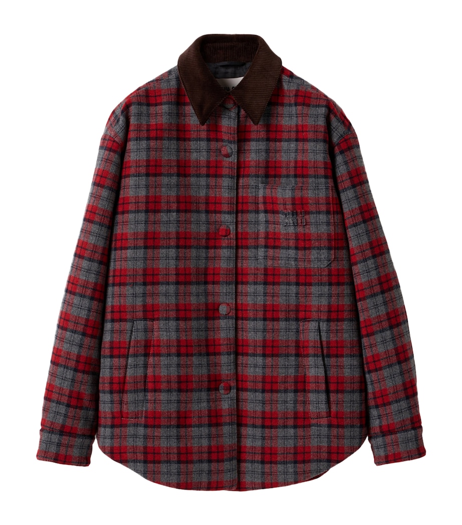 Padded Check Jacket F0I14 Image 1