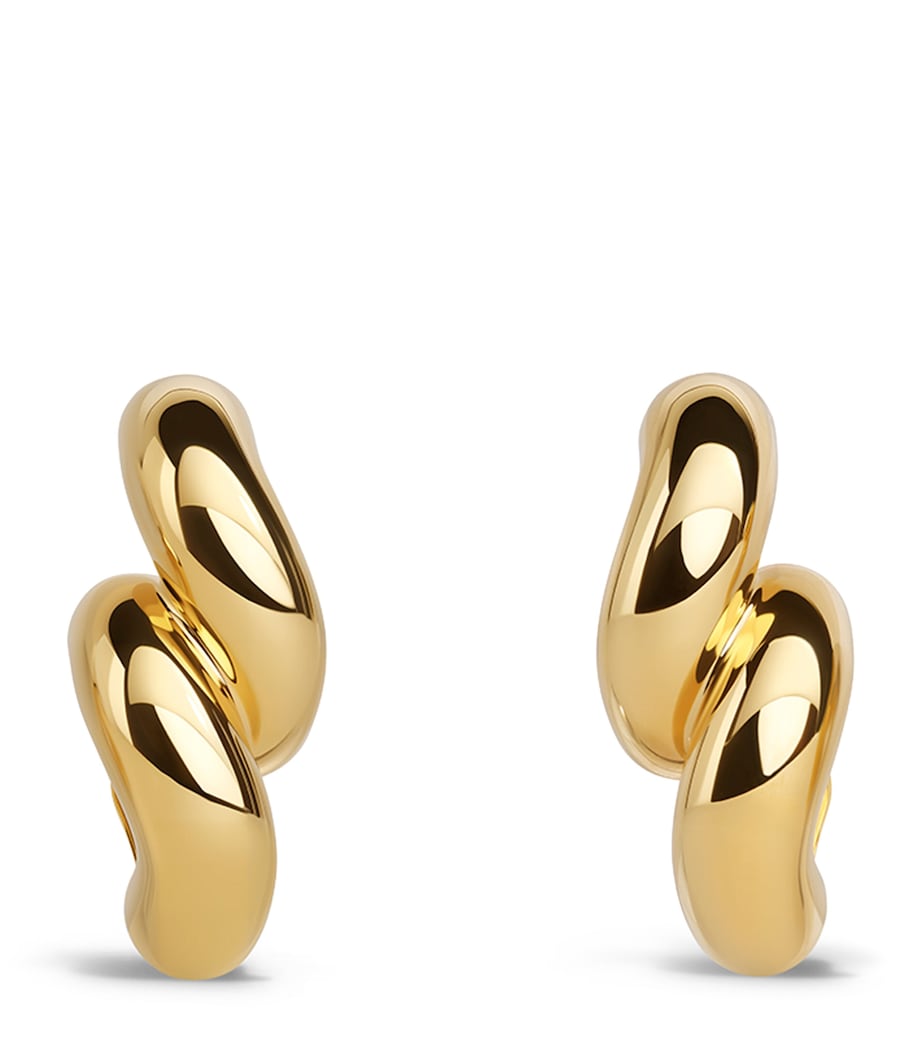 Torsion Drop Earrings ROUGE GRENAT Image 1