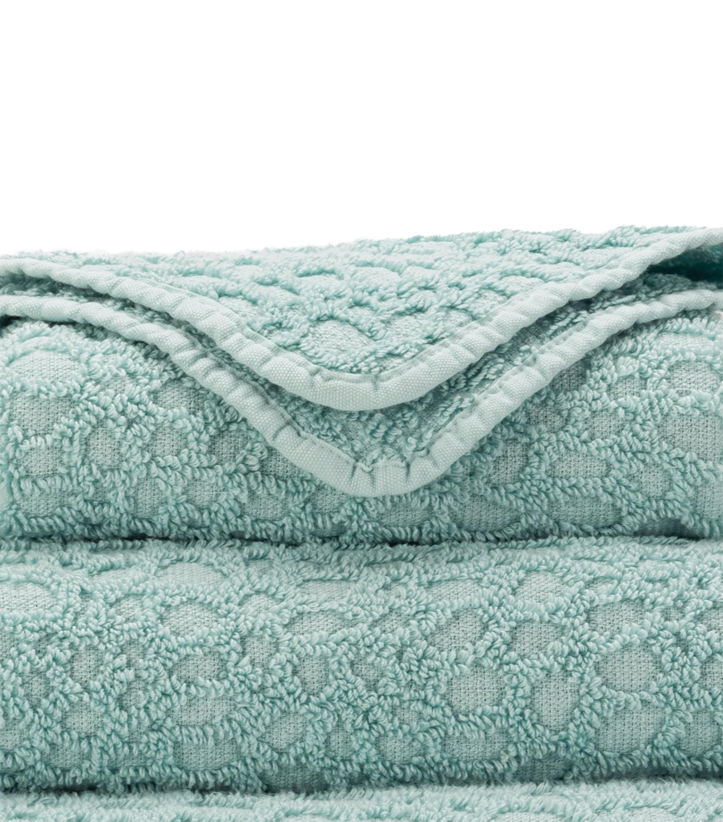 Abyss & Habidecor Egyptian Cotton Lodge Bath Sheet (100cm x 150cm) Ice Image 3