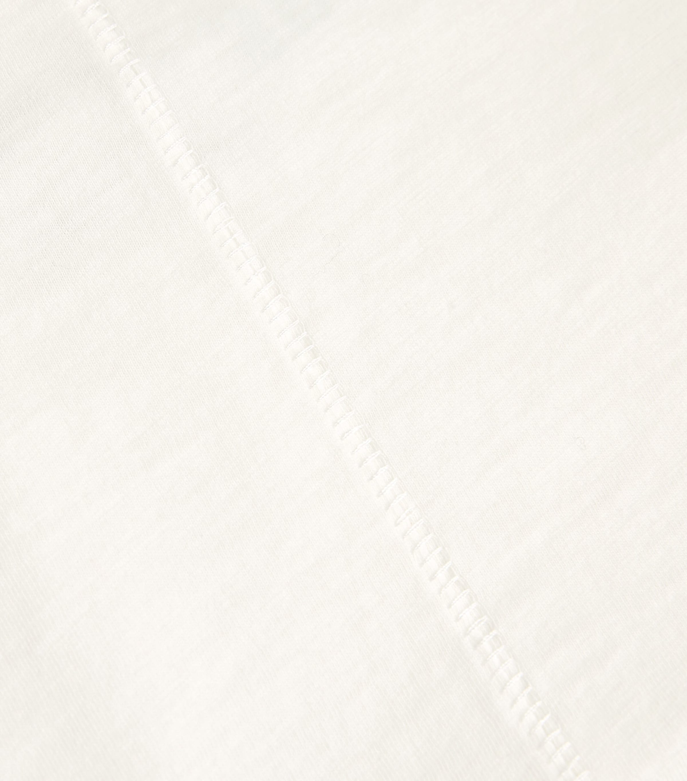 Pima Cotton Mini Script T-Shirt IVORYMULT Image 5