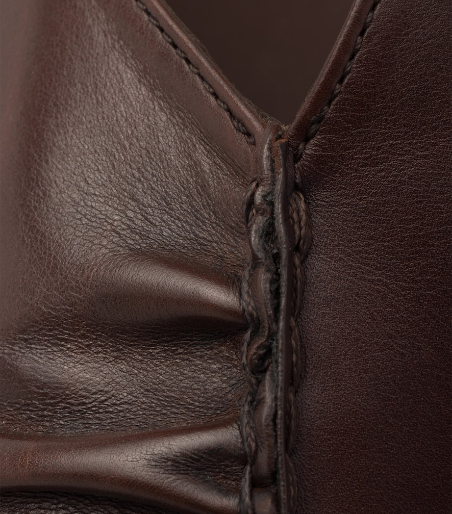 Prada Leather Mules Brown Image 6