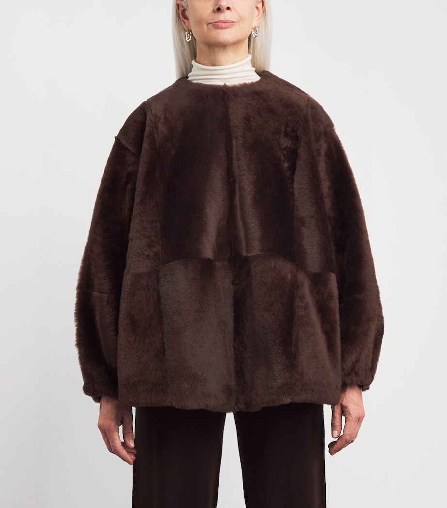 Lacon Lambskin Zip-Up Jacket A6074 Image 3
