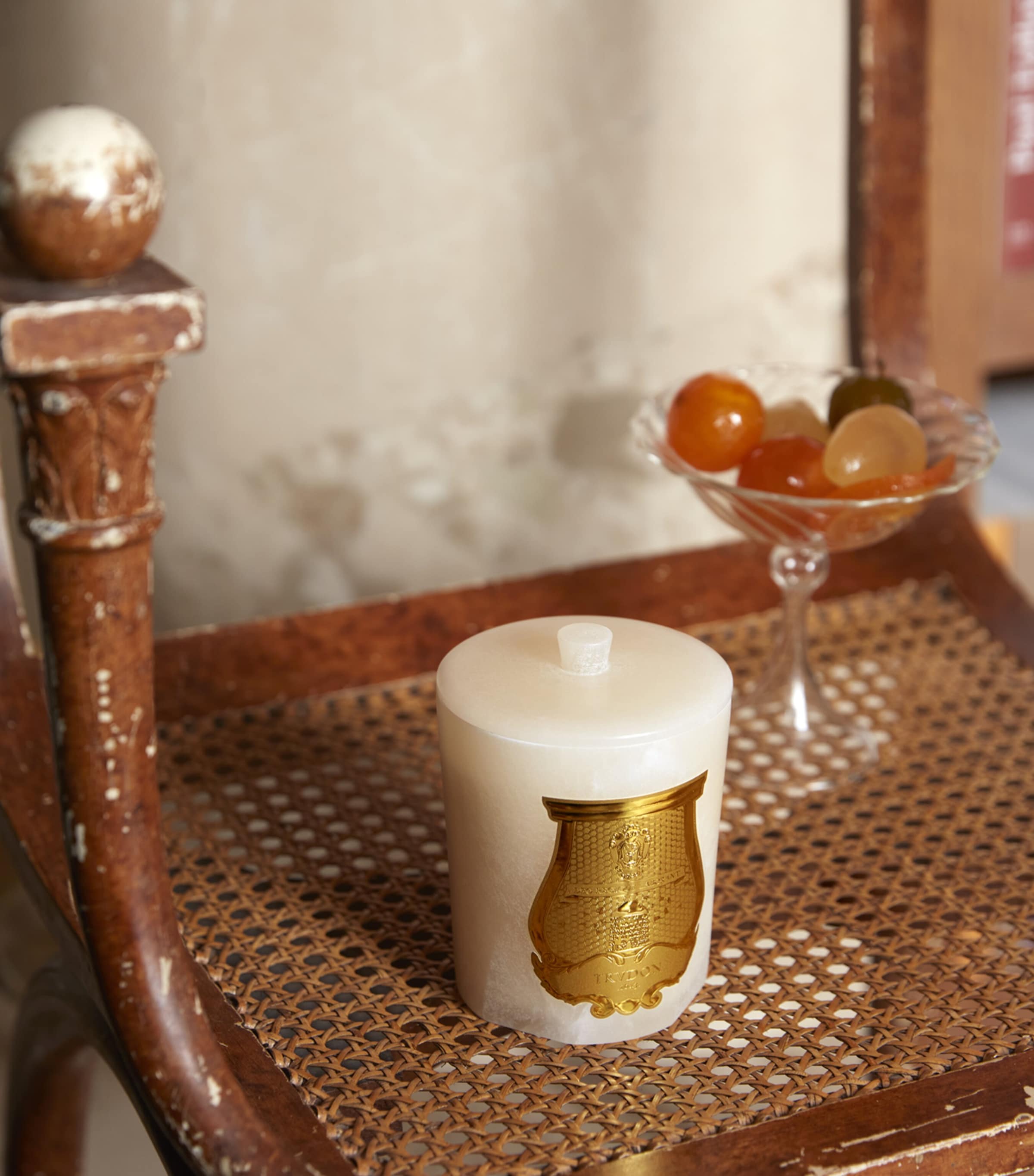 Alabaster Abd El Kader Candle (270g) WHITE Image 3