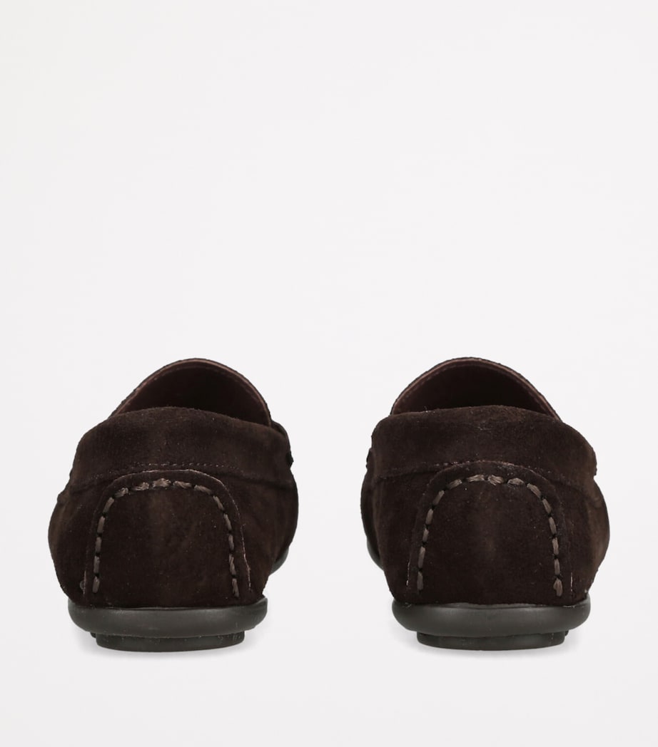 Suede Felix Loafers DARK BROWN Image 2