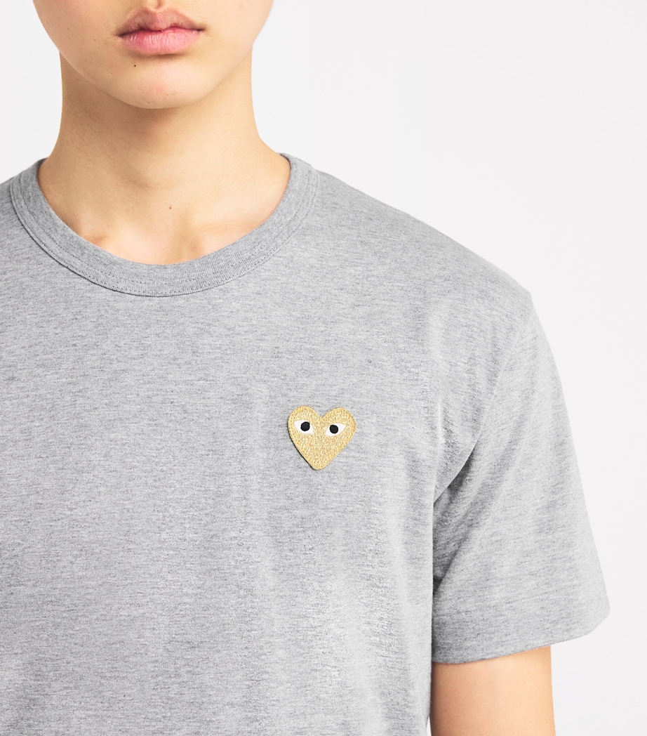 Heart Logo T-Shirt GREY Image 6