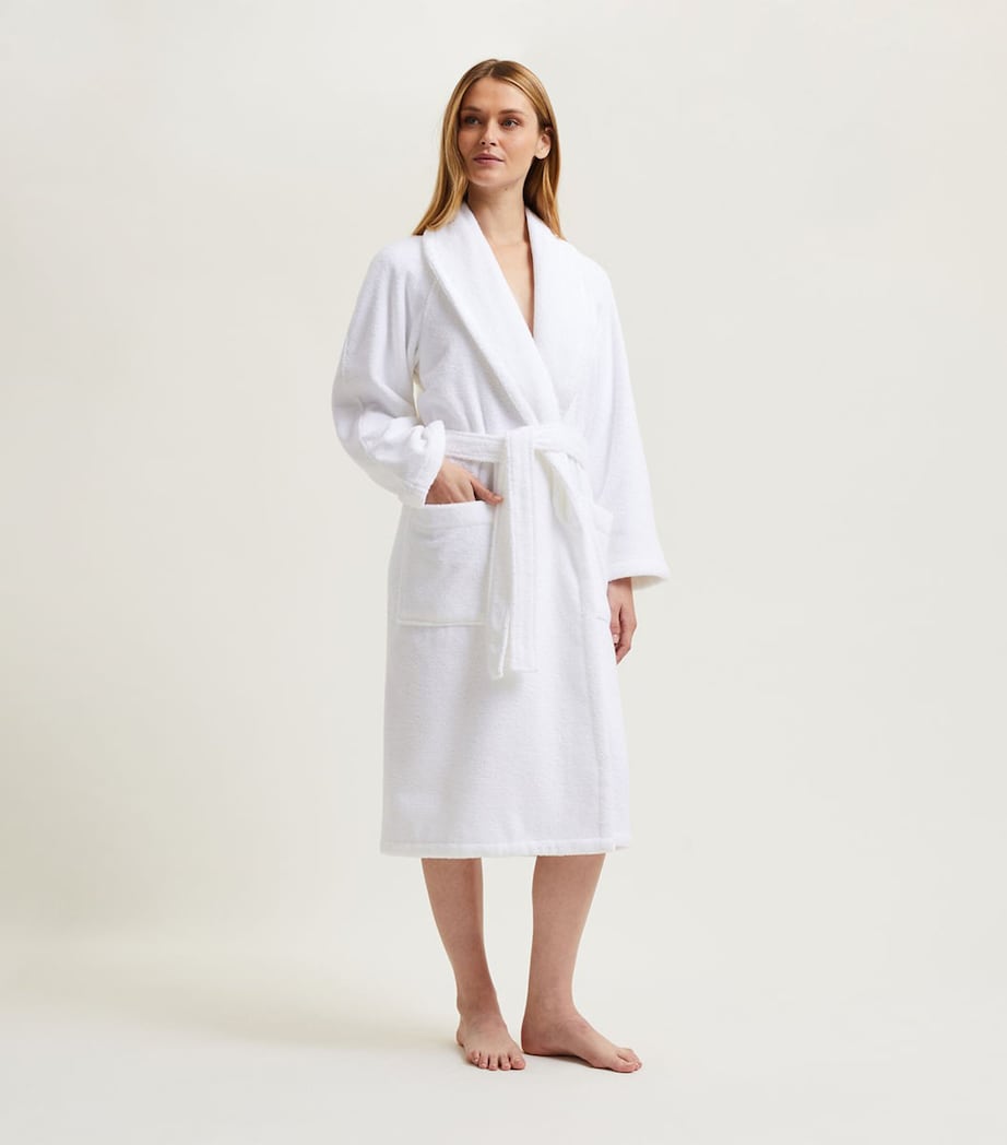 Yves Delorme Womens Étoile Bathrobe (Medium) Image 2