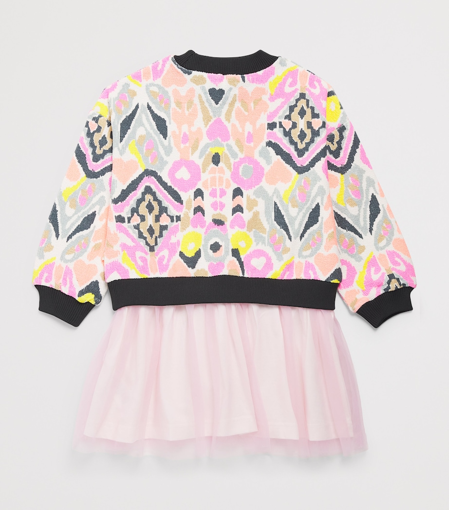 Printed Sweater Dress (8-12 Years) PINK Image 2