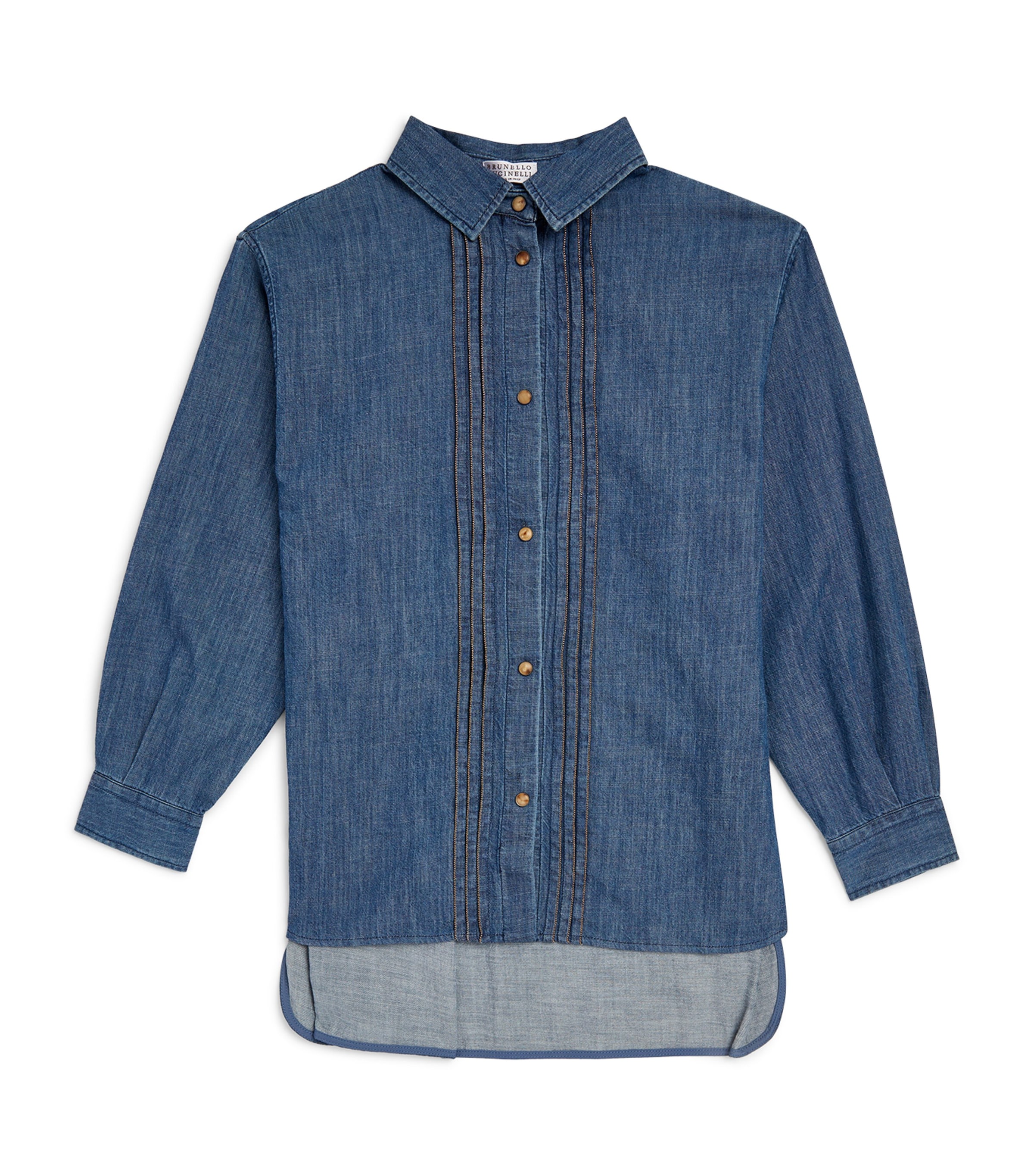 Brunello Cucinelli Kids Denim Shirt (8-11 Years) Image 1