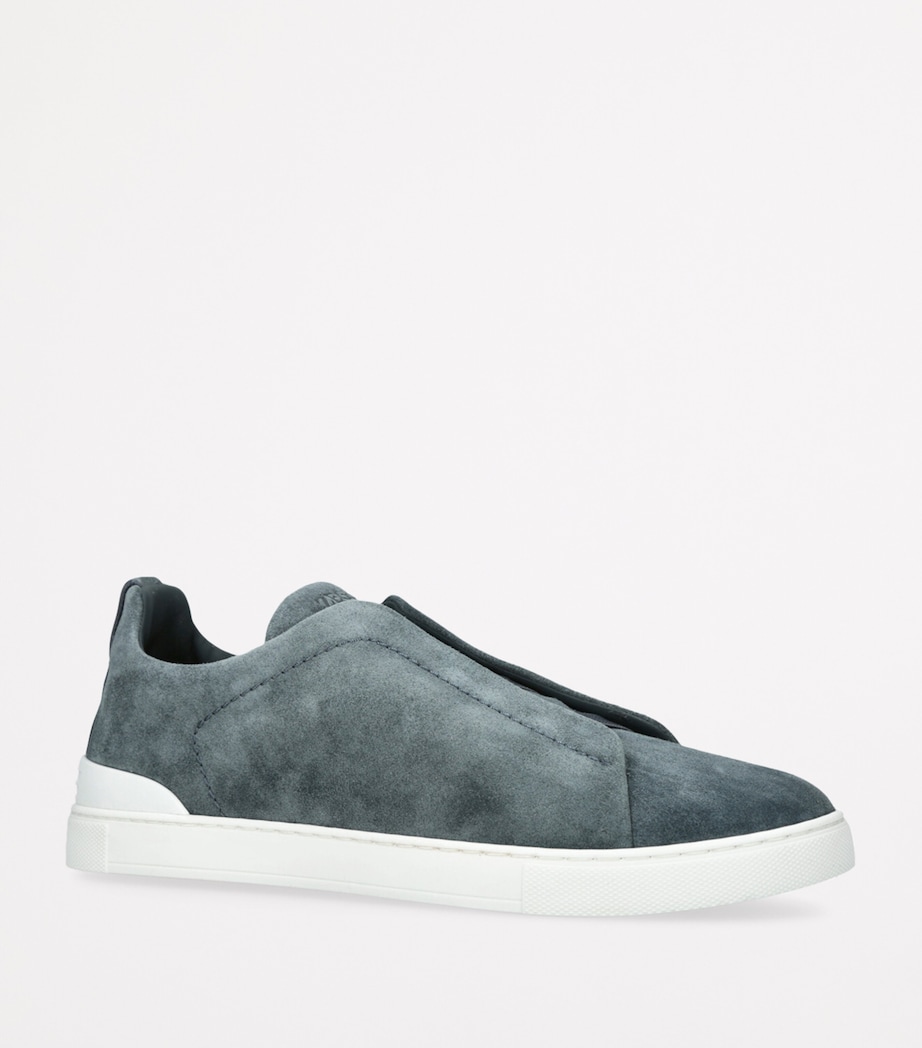 Suede Triple Stitch Sneakers DENIM Image 3
