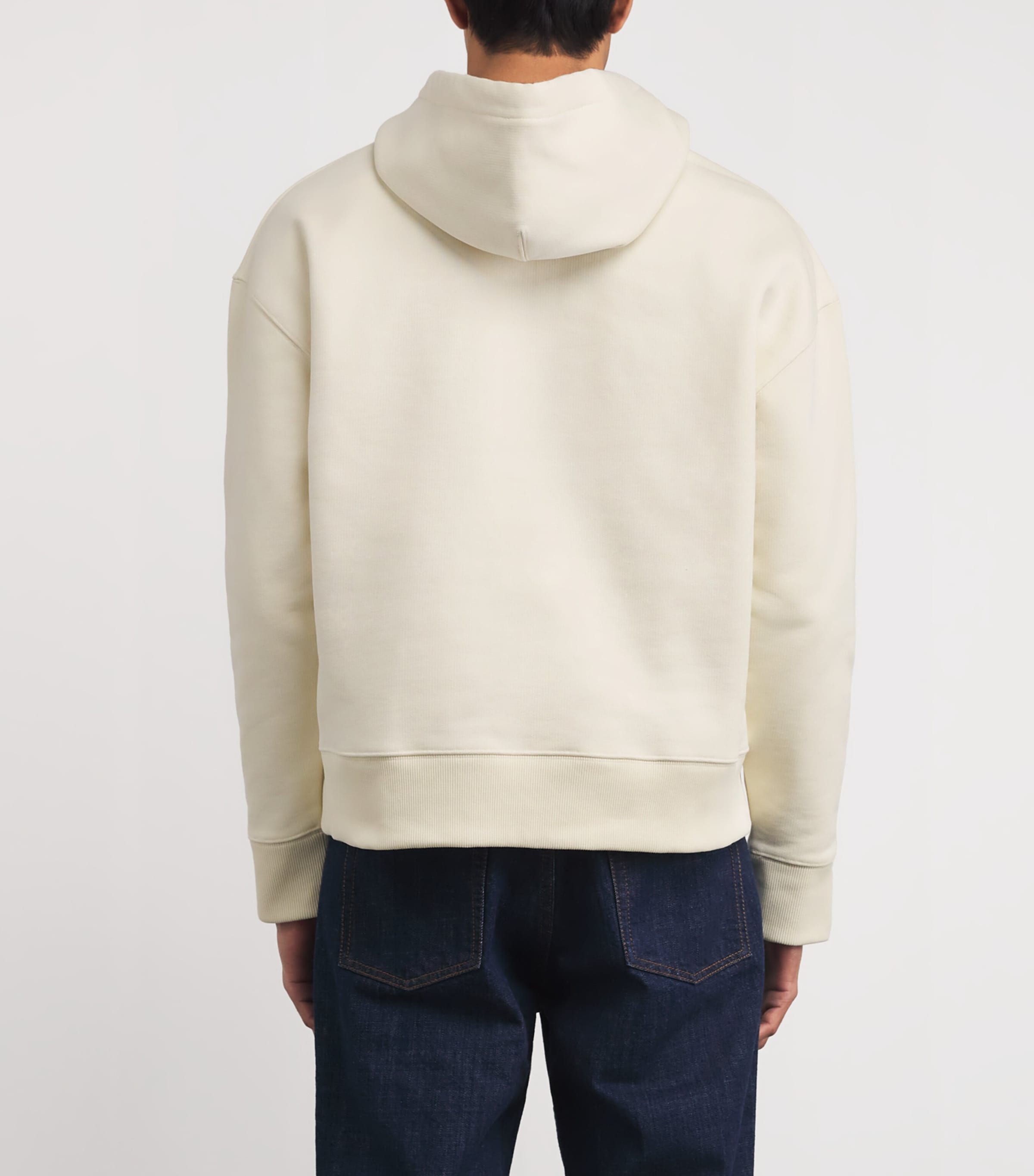 Cotton Zigzag Logo Hoodie A016 MOONLIGHT Image 4