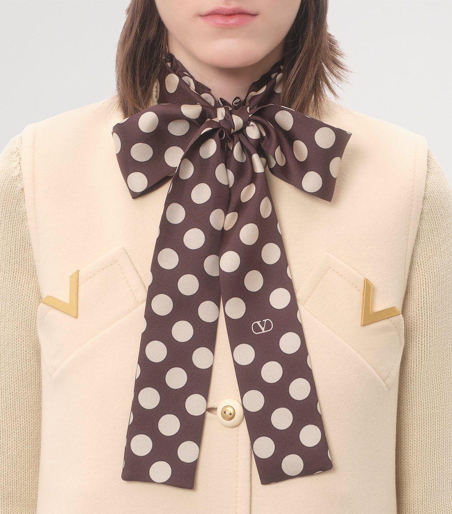 Wool-Cashmere VGold Sleeveless Coat ET5 Image 6