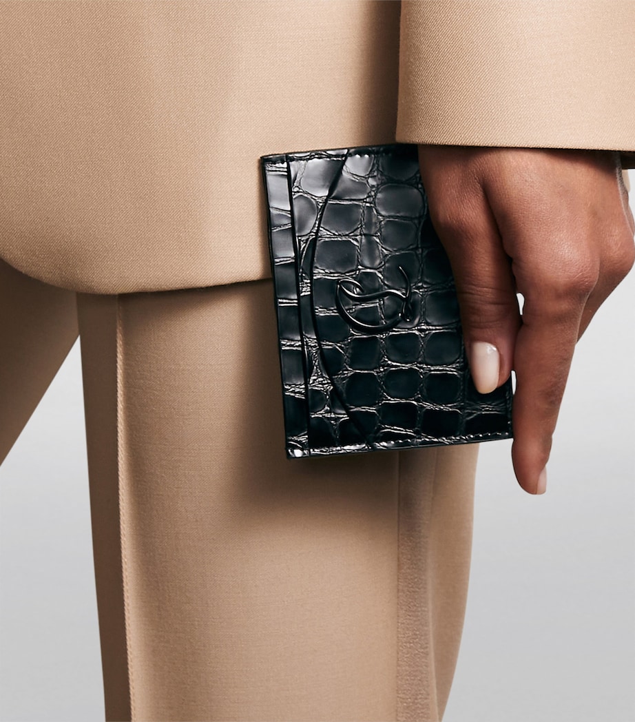 Loubi54 Croc-Embossed Card Holder CM53 Image 2