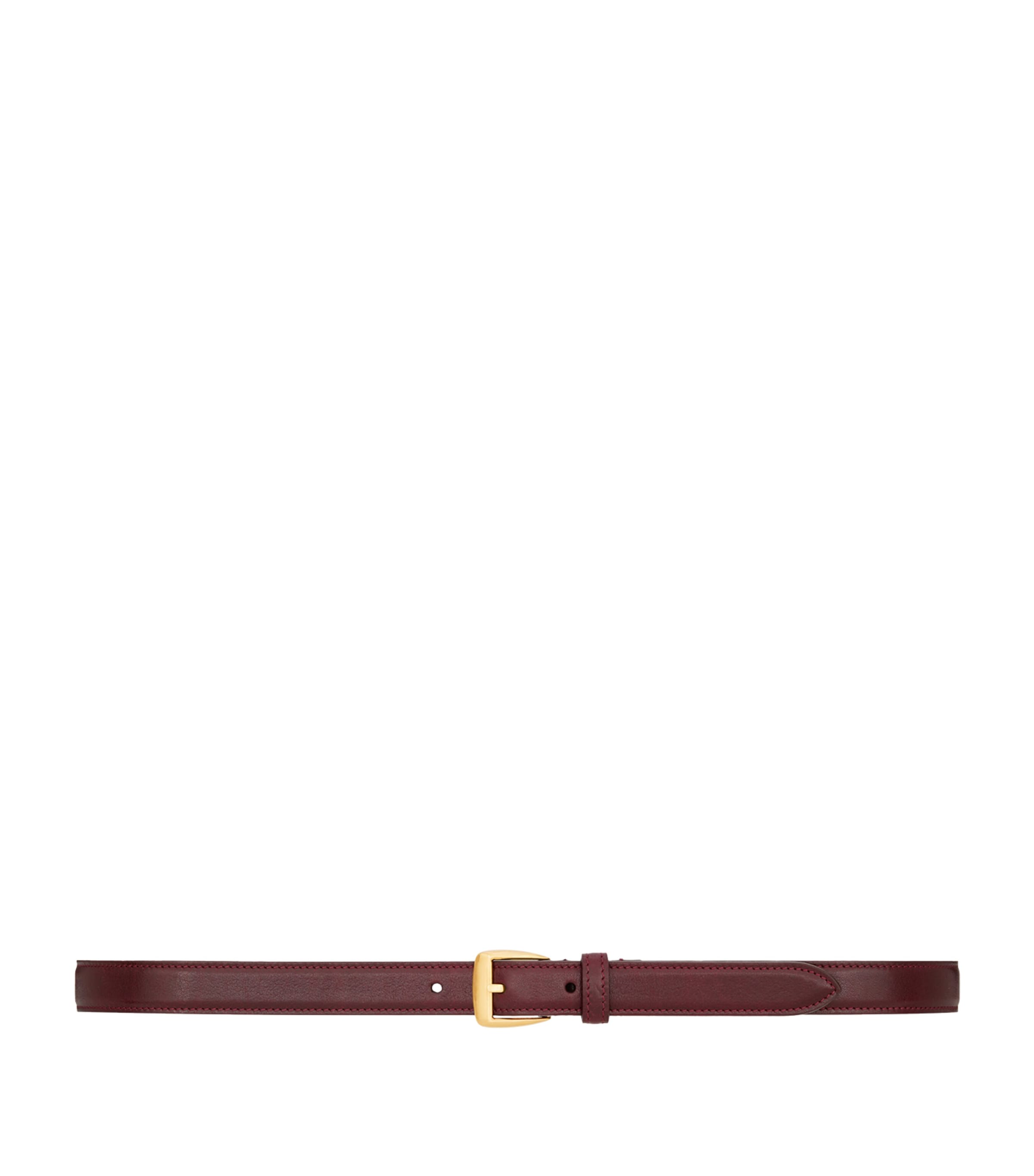 Leather Trapezoid Buckle Belt 6195 Image 1