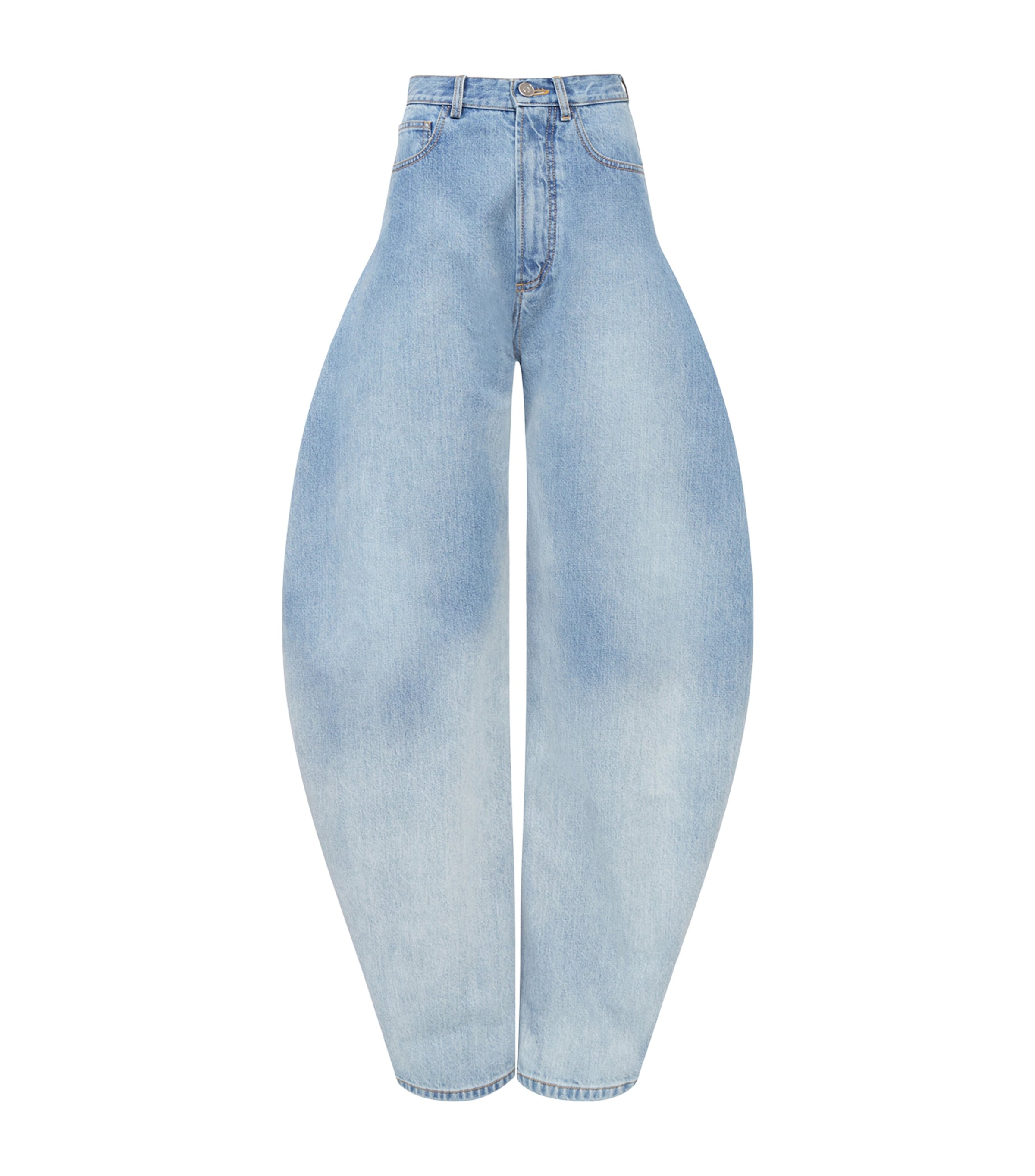 デニム・ジーパン ALAIA ROUND LOW-WAIST JEANS Alaïa High-Rise Round Jeans | Harrods UK