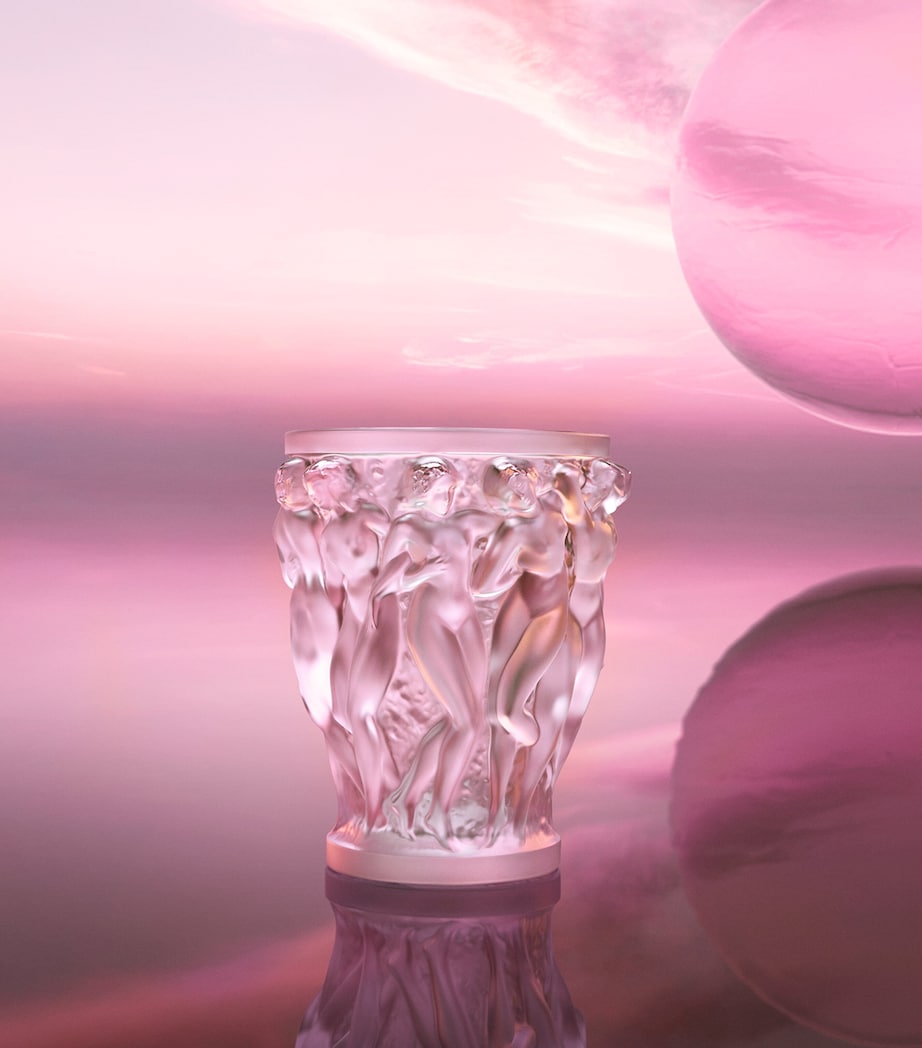 Rose Nebula Bacchantes Vase (24cm) INCOLORE Image 2