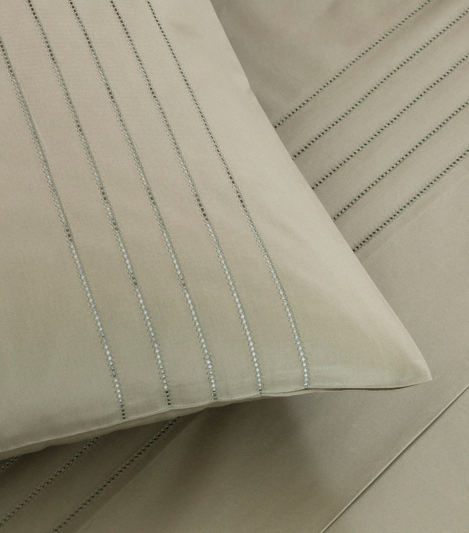 Lush Ajour Super King Oxford Duvet Cover 6419 - TRANQUIL GREE Image 6