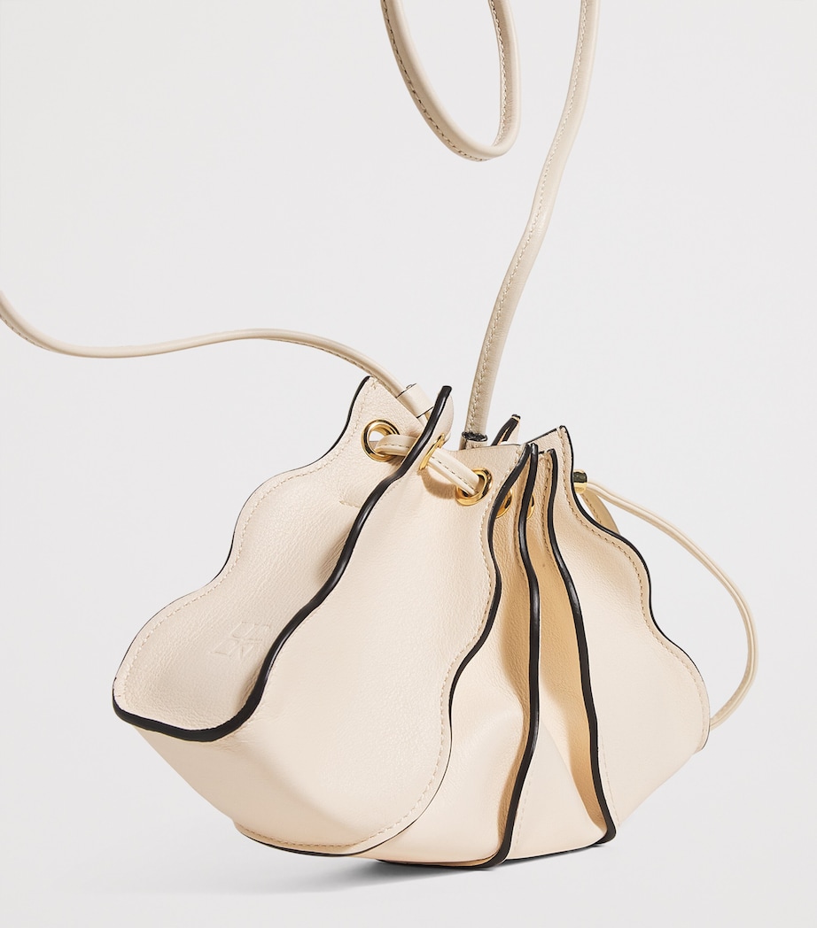 Mini Pleated Adria Cross-Body Bag 660 COWRIE Image 6