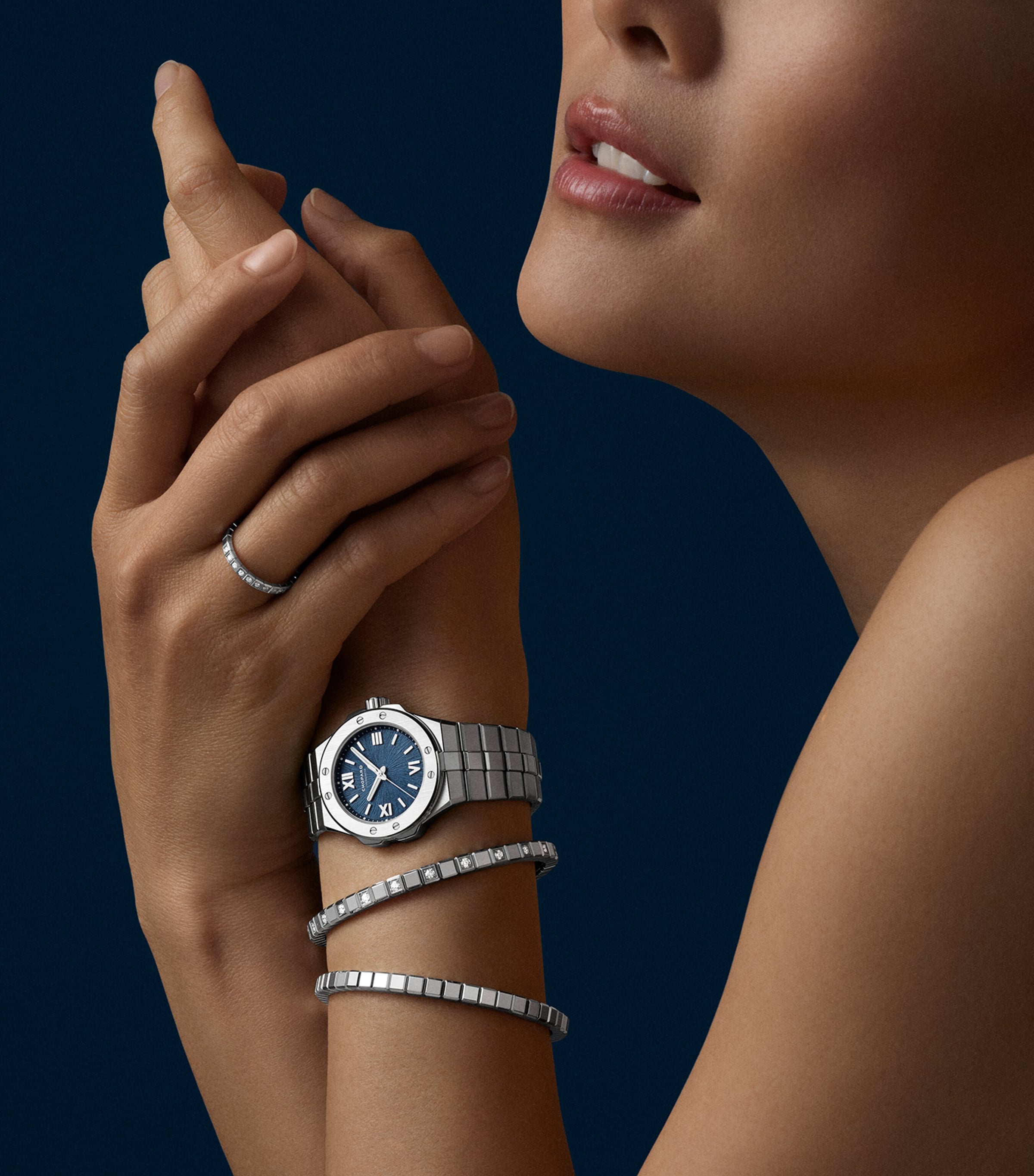 Chopard White Gold and Diamond Ice Cube Bracelet White Gold Image 3