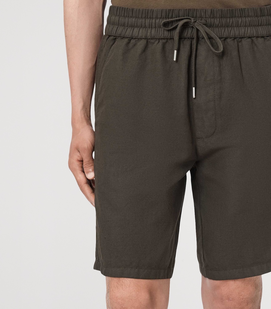 AllSaints Mens Hanbury Shorts Weathered Brown Image 7