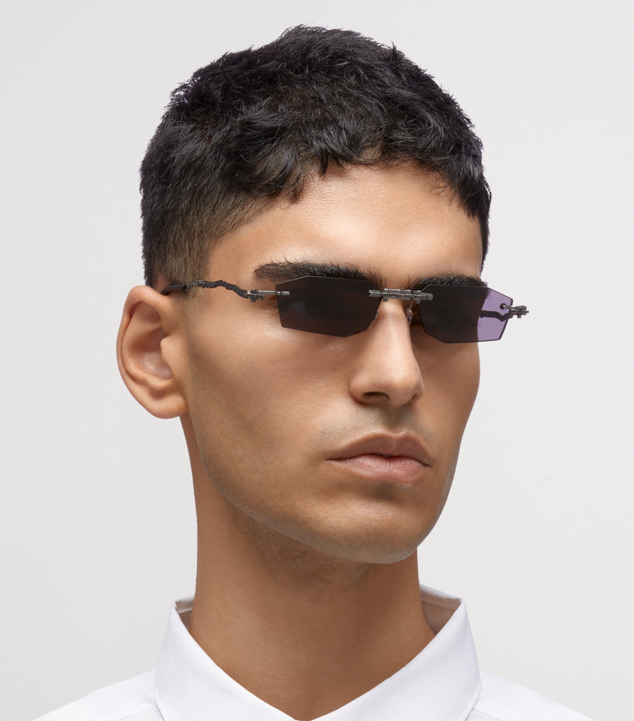 Kuboraum Metal Mask H40 Sunglasses Grey Silver Image 3