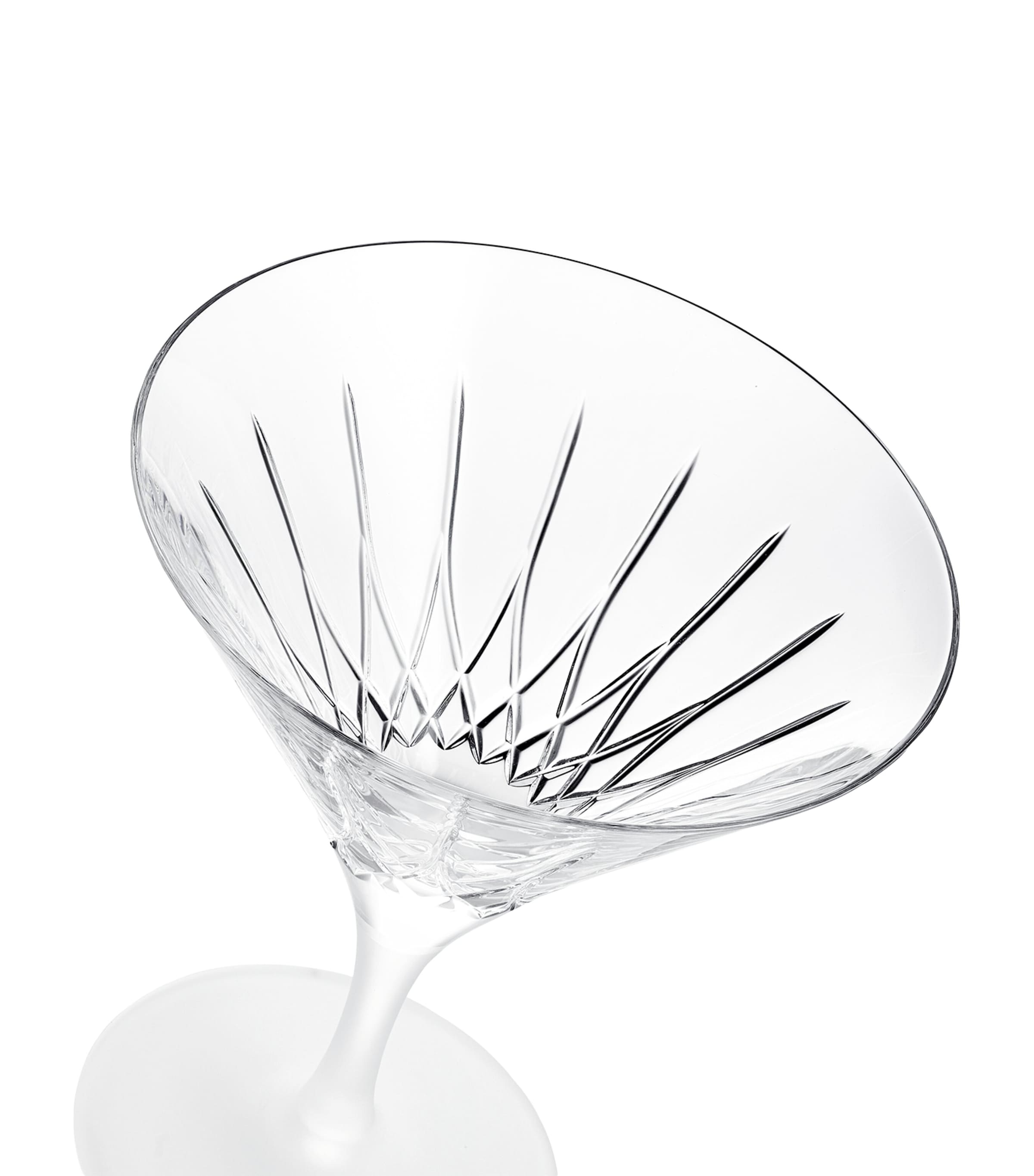 Set of 2 Lismore Arcus Martini Glasses (220ml) CLEAR Image 2