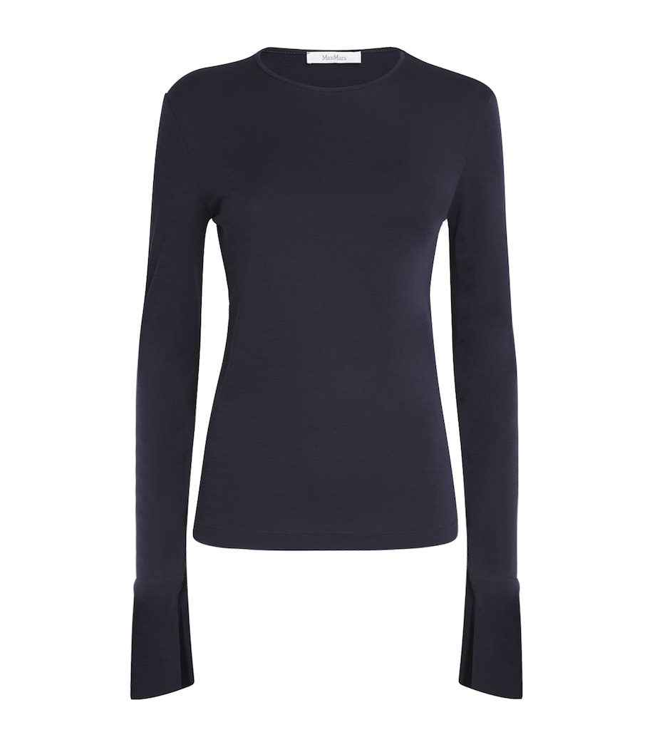 Wool Long-Sleeve T-Shirt ULTRAMARINE Image 1