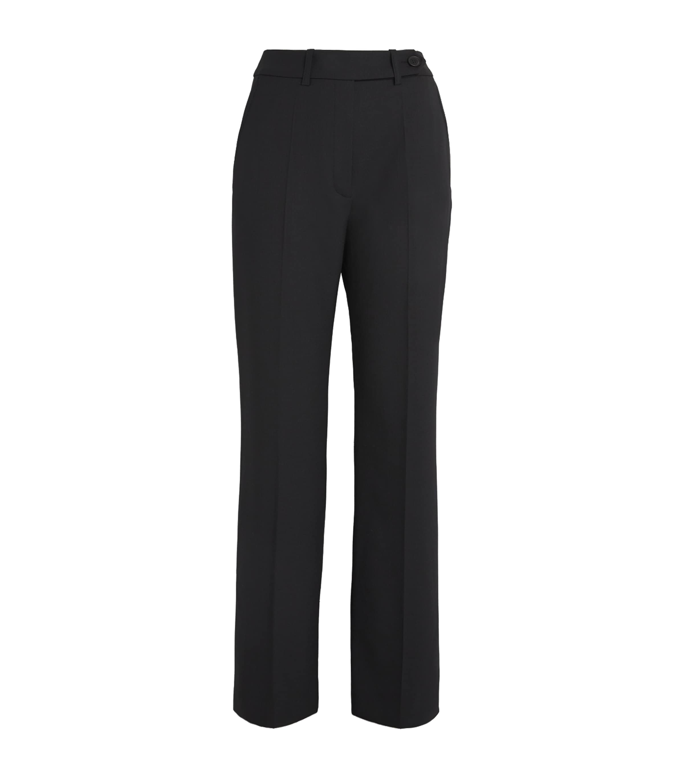 Claudie Pierlot Wool-blend Trousers In Black