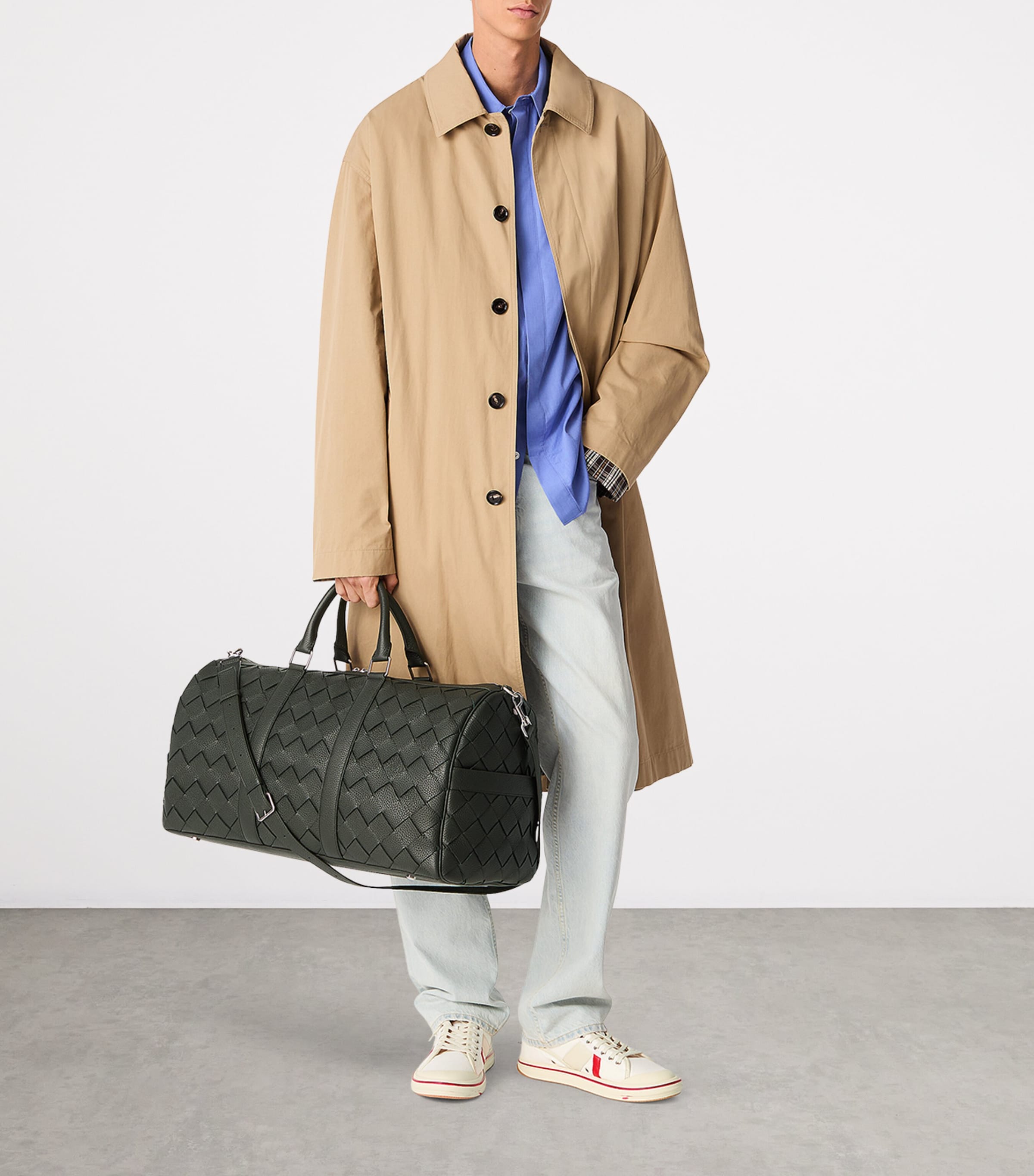 Leather Intrecciato Cabin Duffle Bag 3009 Image 2