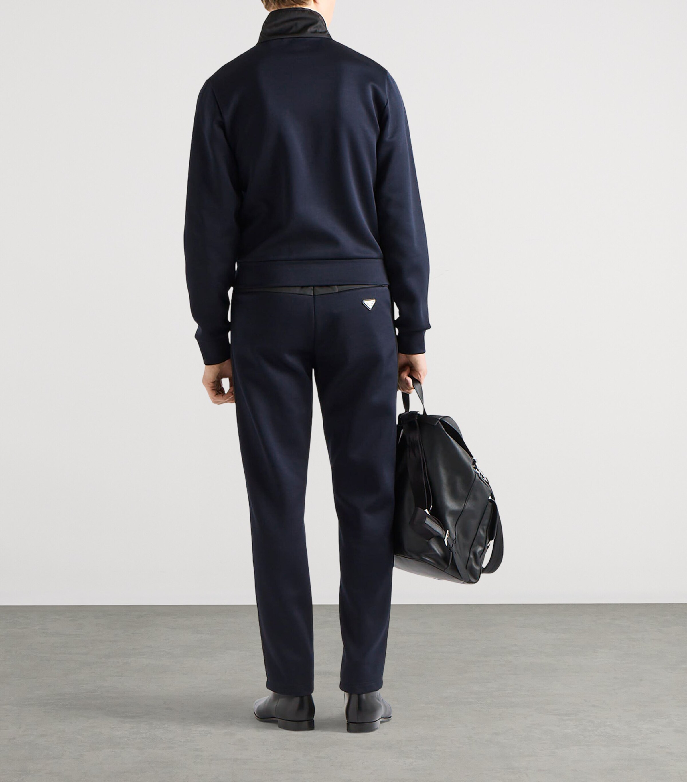Prada Mens Cotton-Blend Re-Nylon Trousers Image 5