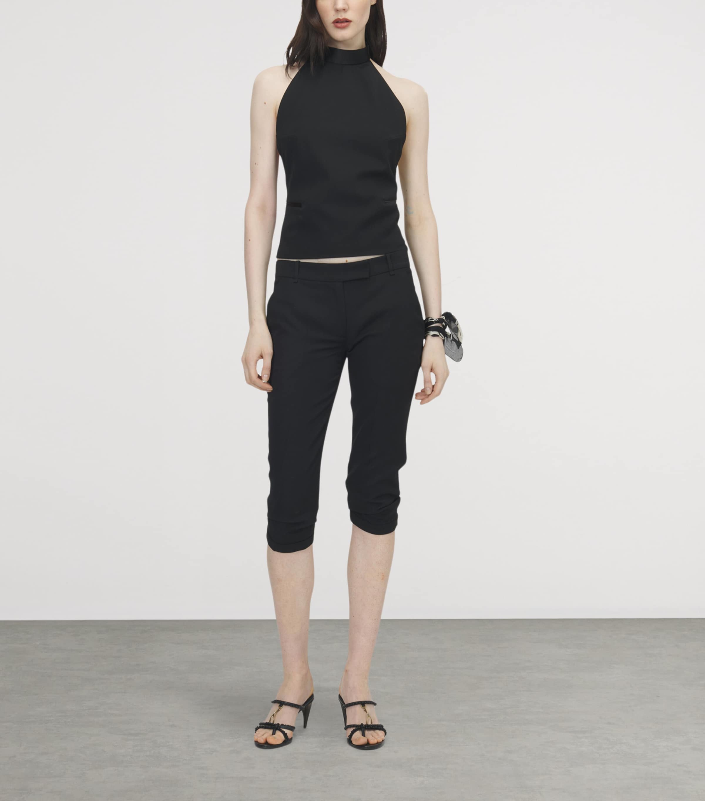 McQueen Womens Wool Halterneck Top Image 2
