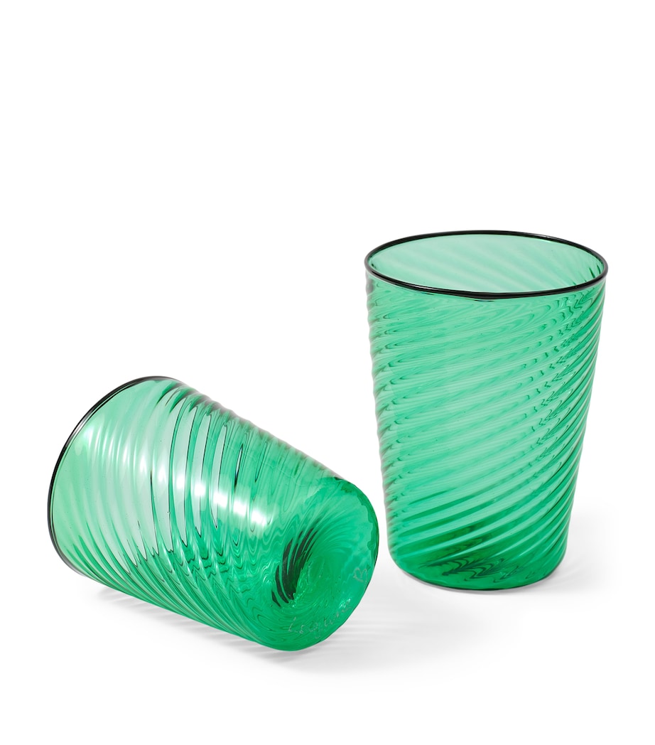 Murano Glass Venezia Tumbler GREEN Image 3