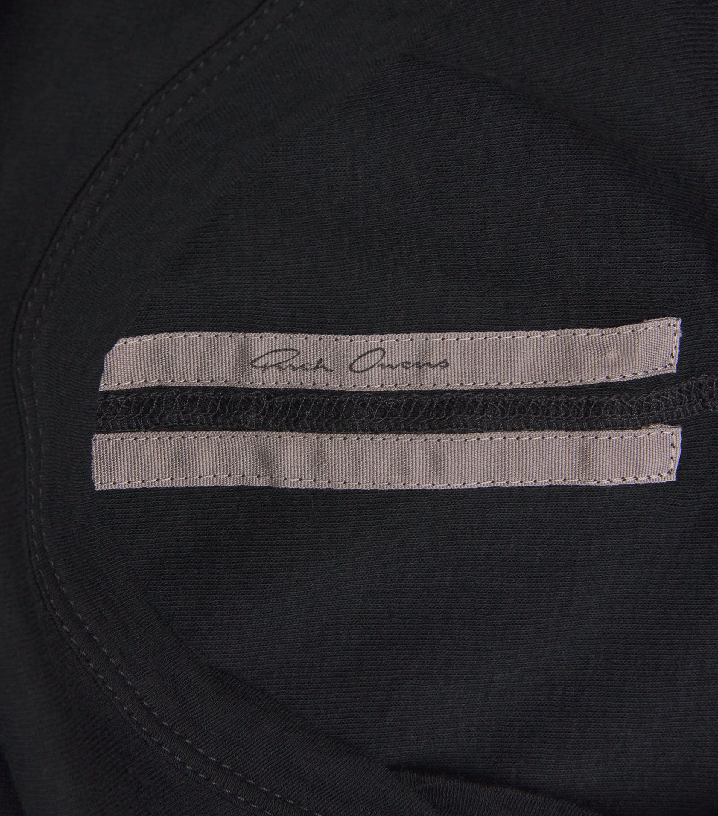 Cotton Jersey Mini Rib T-Shirt BLACK/ 09 Image 5