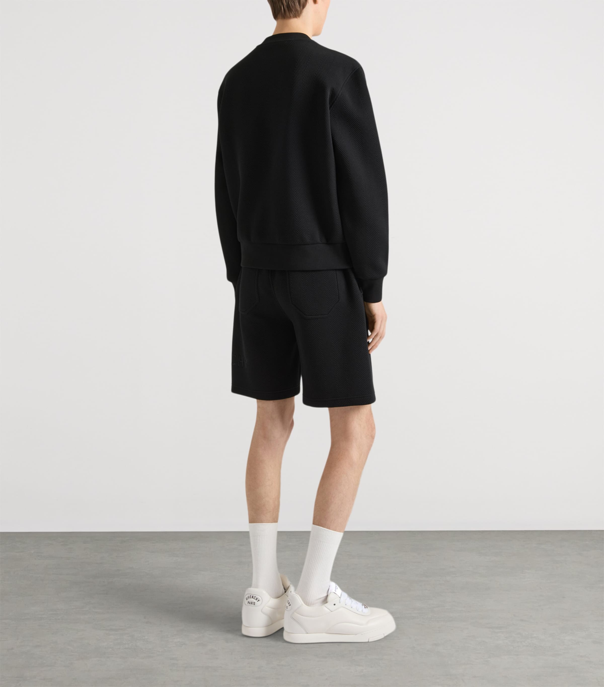 Givenchy Mens Herringbone Sweatshirt Image 3