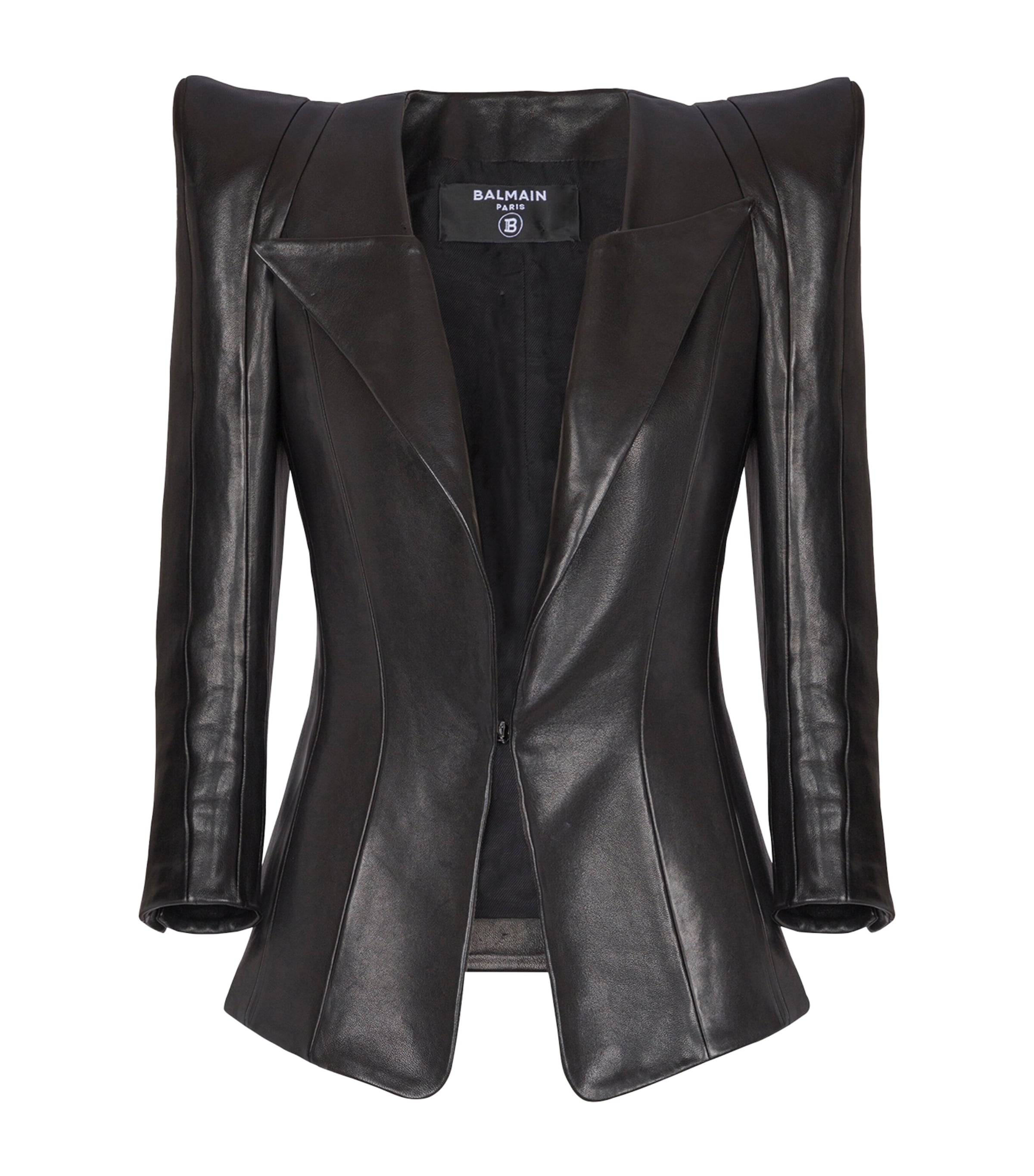 Balmain Leather Blazer | Harrods US