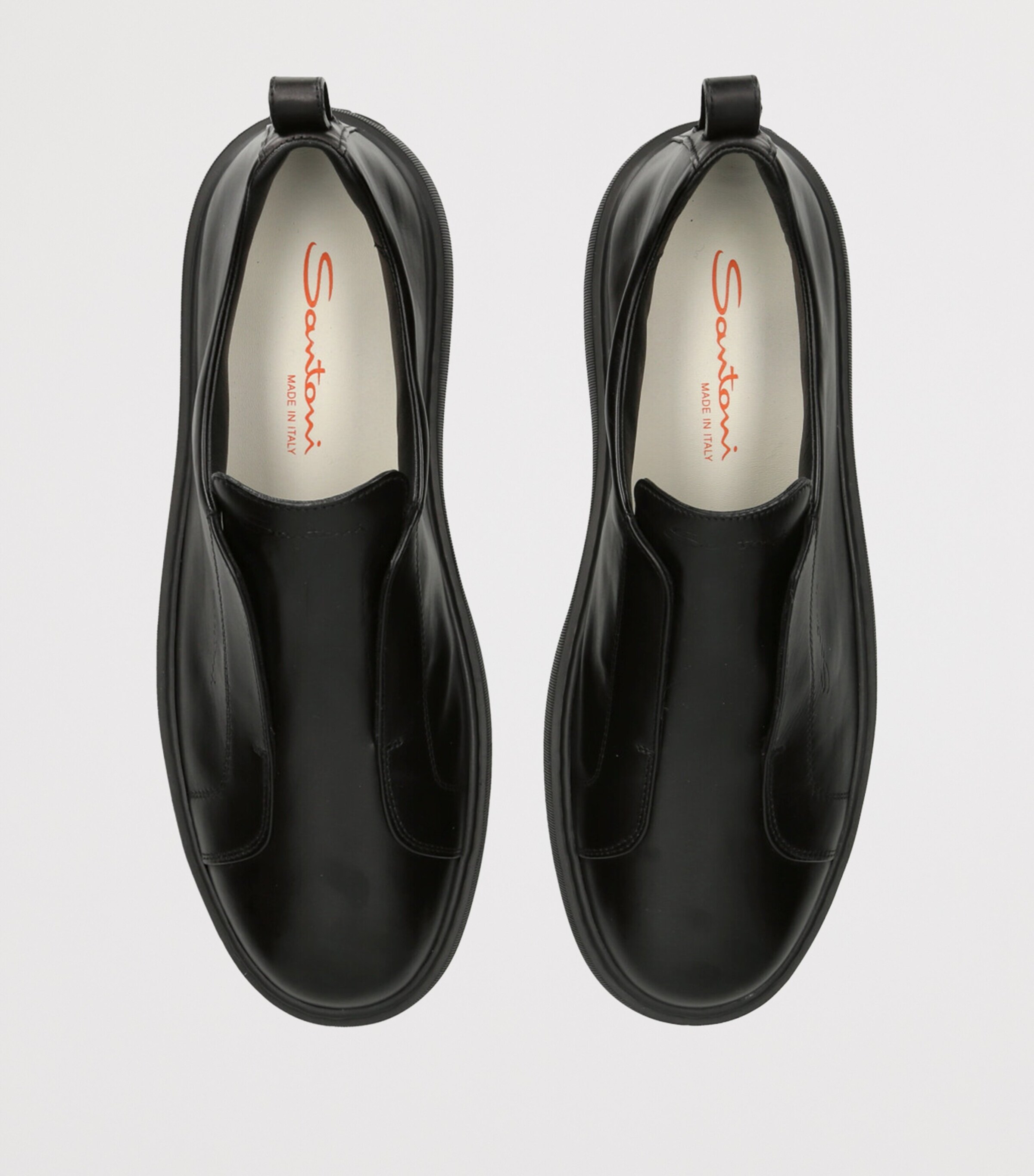 Leather Clean Icon Sneakers BLACK Image 4