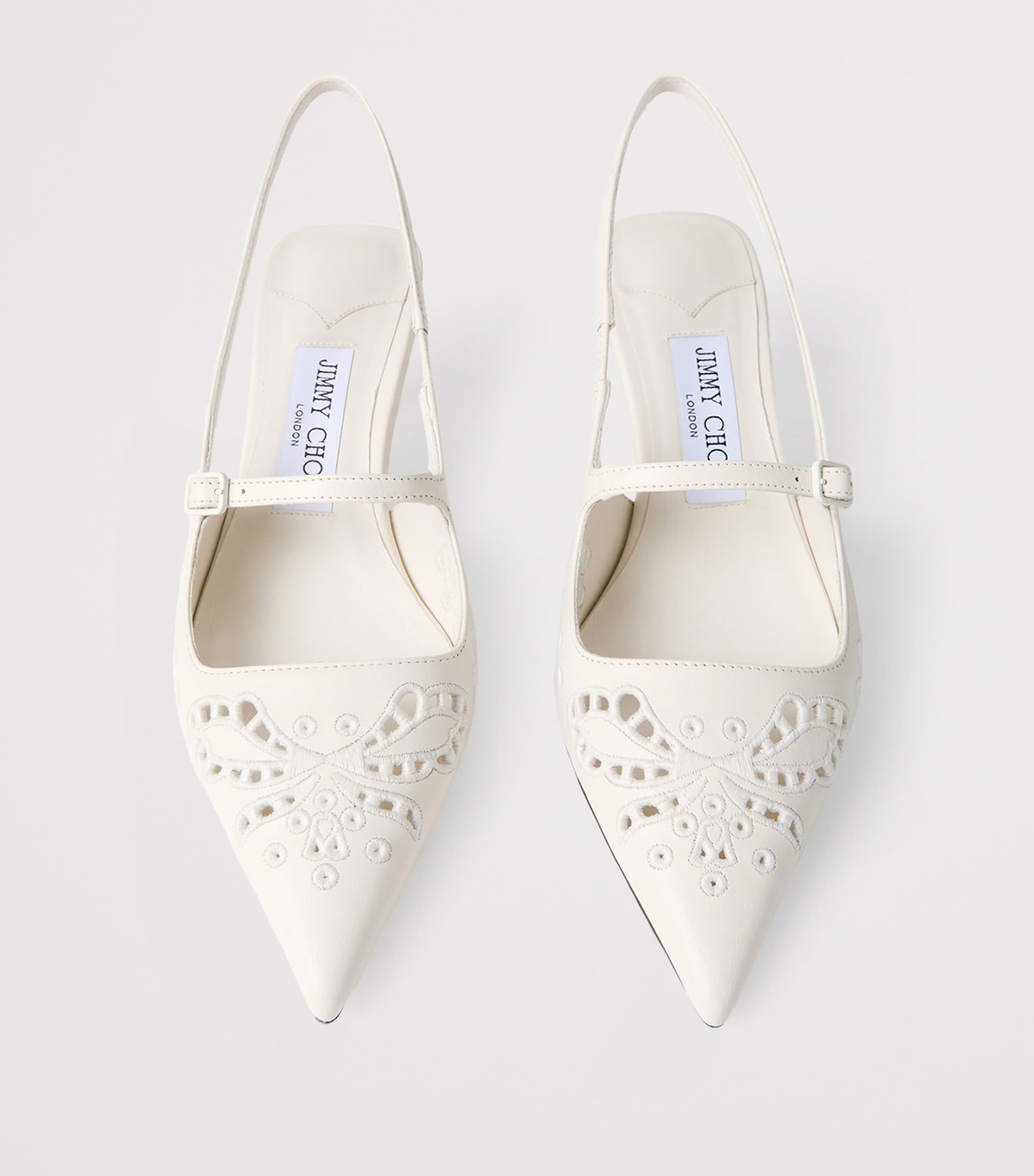 Jimmy Choo Didi 45 Leather Slingback Pumps | Harrods US