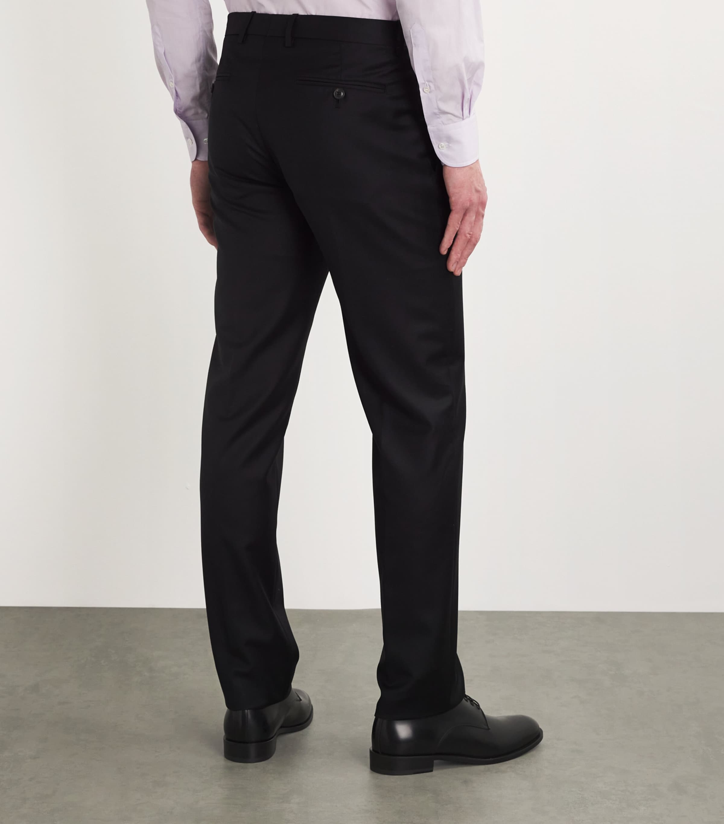 Giorgio Armani Black Wool-Cashmere Two-Piece Suit | Harrods US