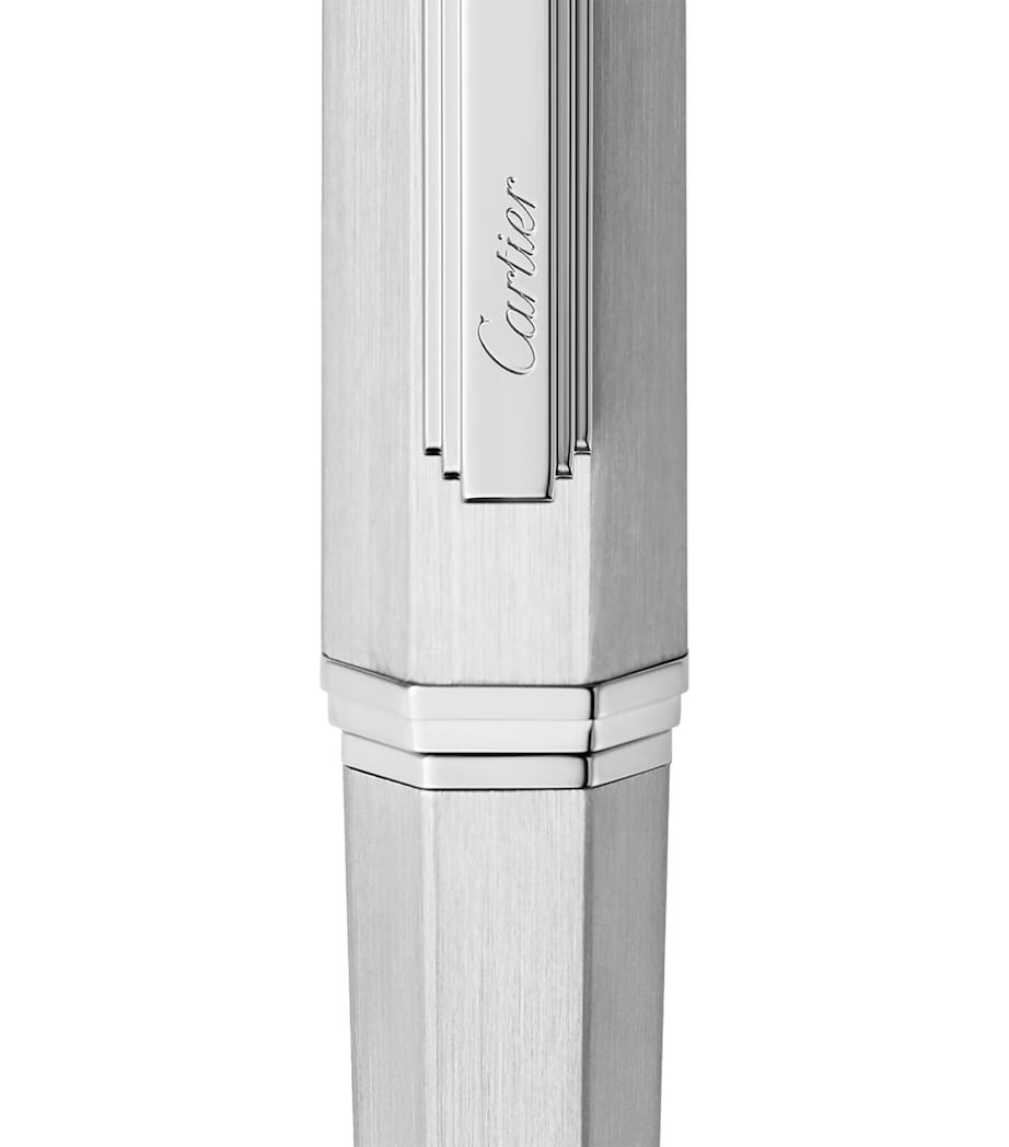 Cartier Vendôme Louis Cartier Ballpoint Pen Silver Image 9